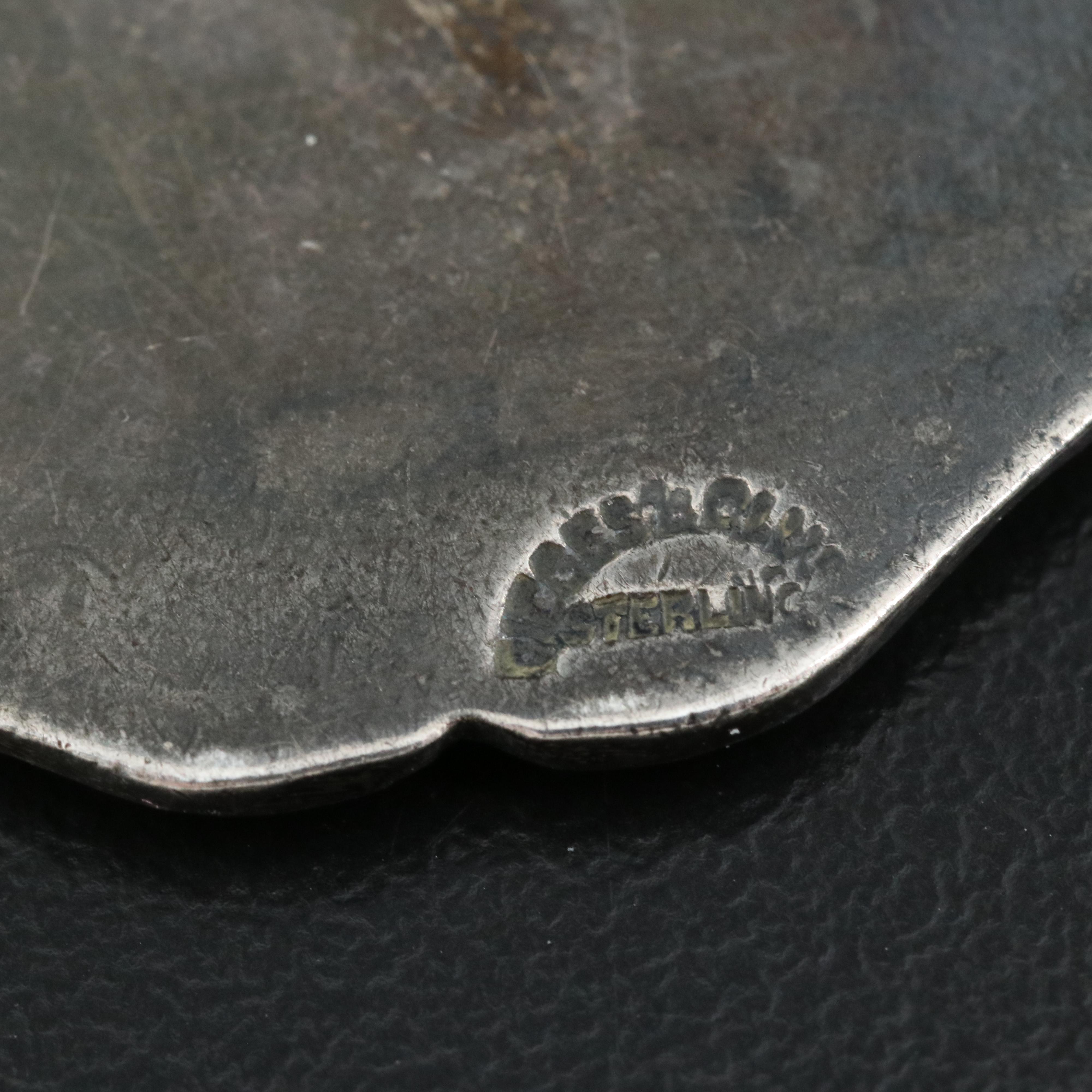 Vintage Dieges & Clust Sterling Baseball Medallion