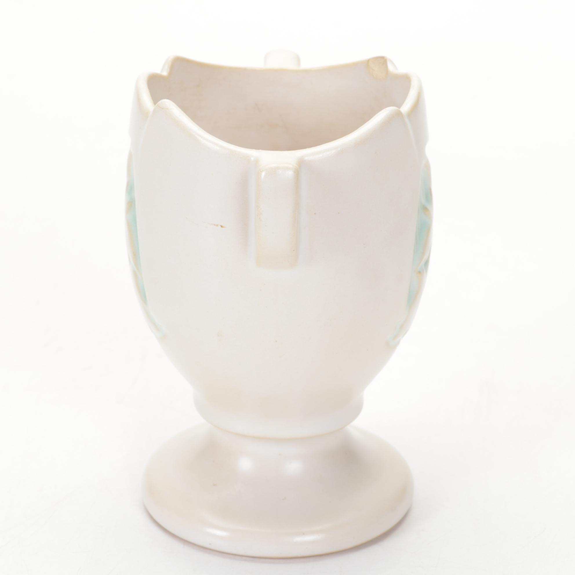 Roseville Silhouette Vase with Larry Allen Art Pottery Vase