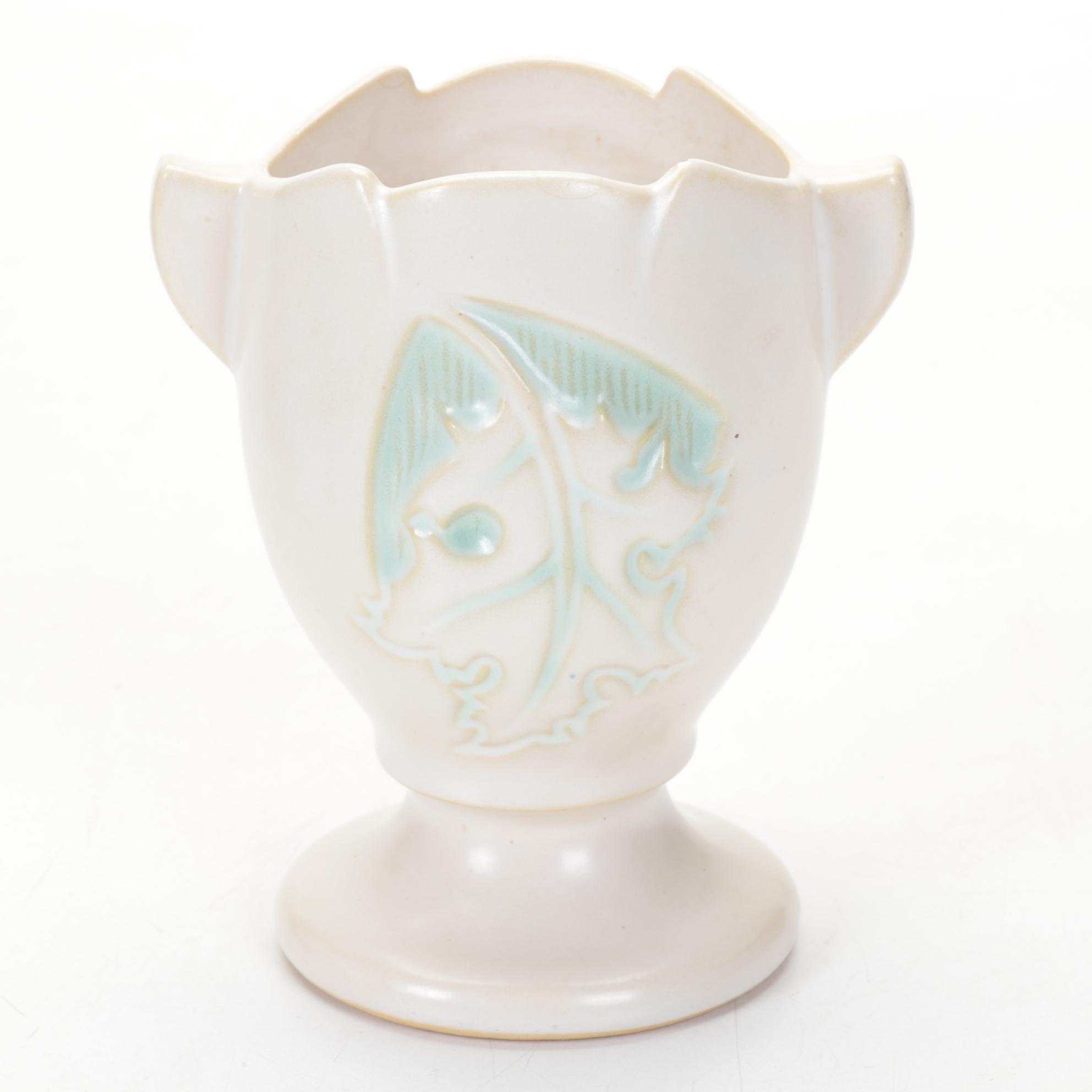 Roseville Silhouette Vase with Larry Allen Art Pottery Vase