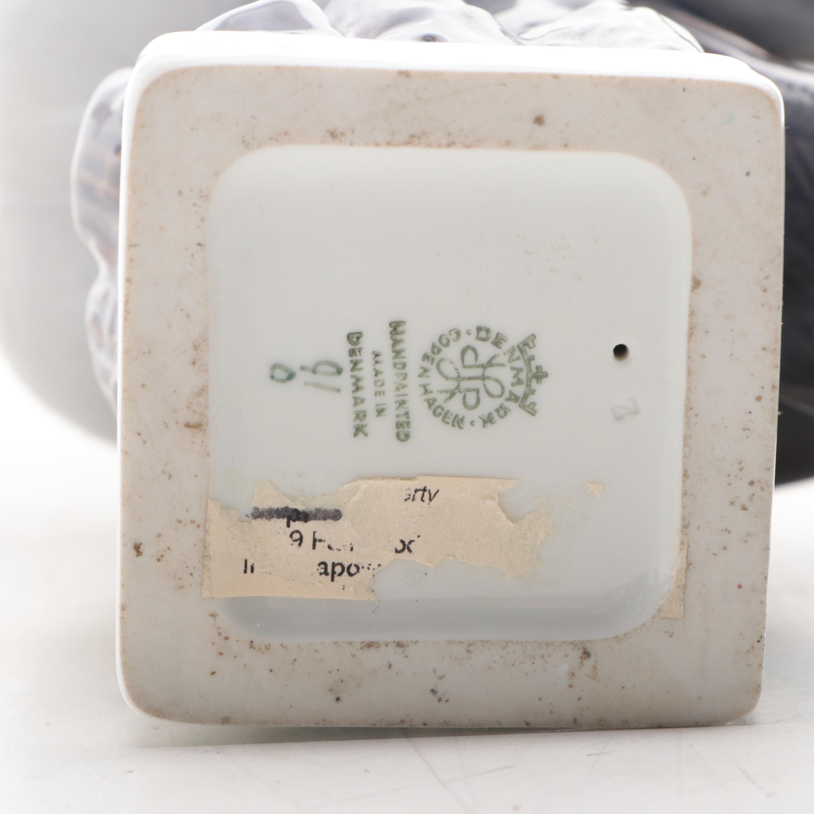 Lyngby Danish Porcelain Figure of a Wood-Pigeon