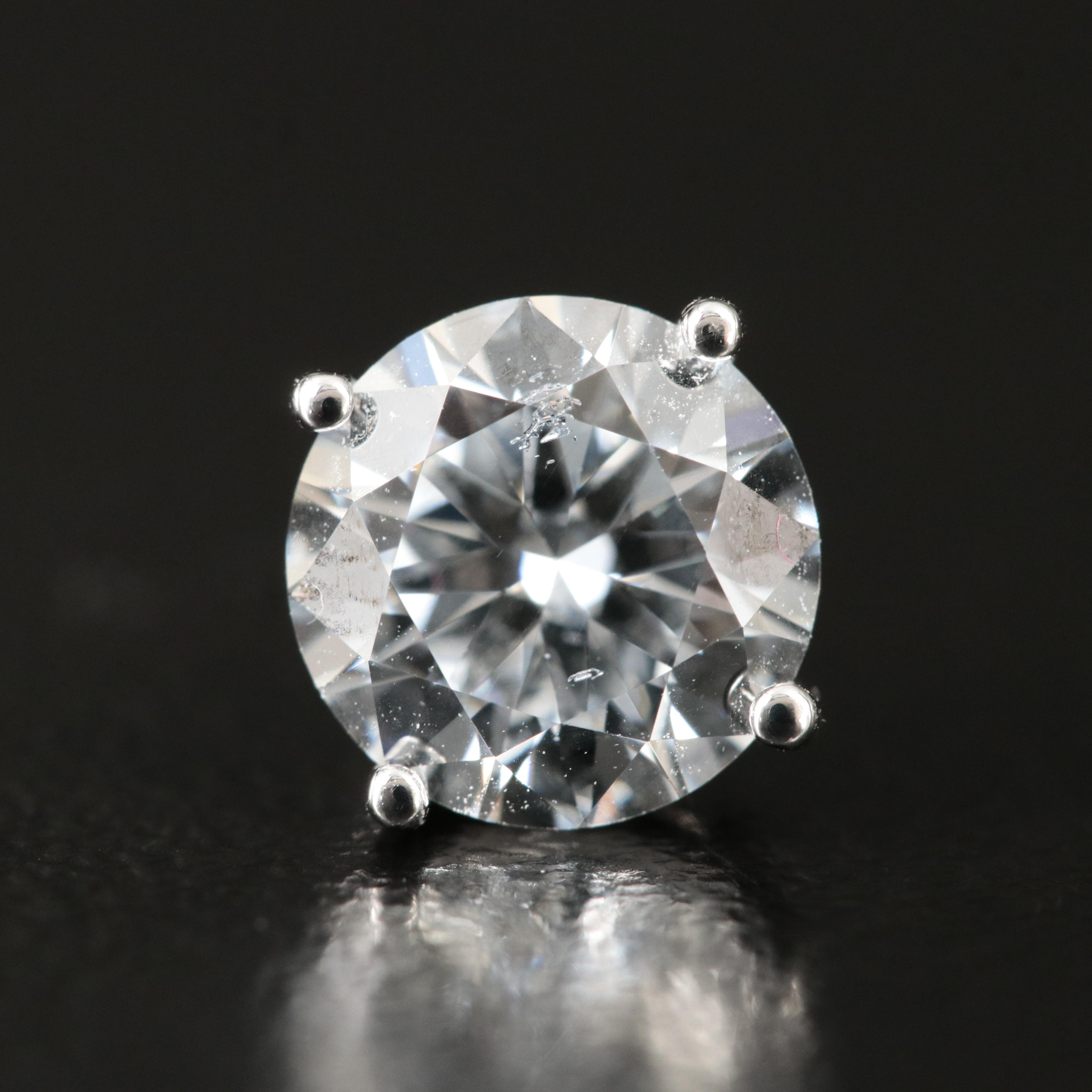 14K 2.56 CTW Lab Grown Diamond Stud Earrings