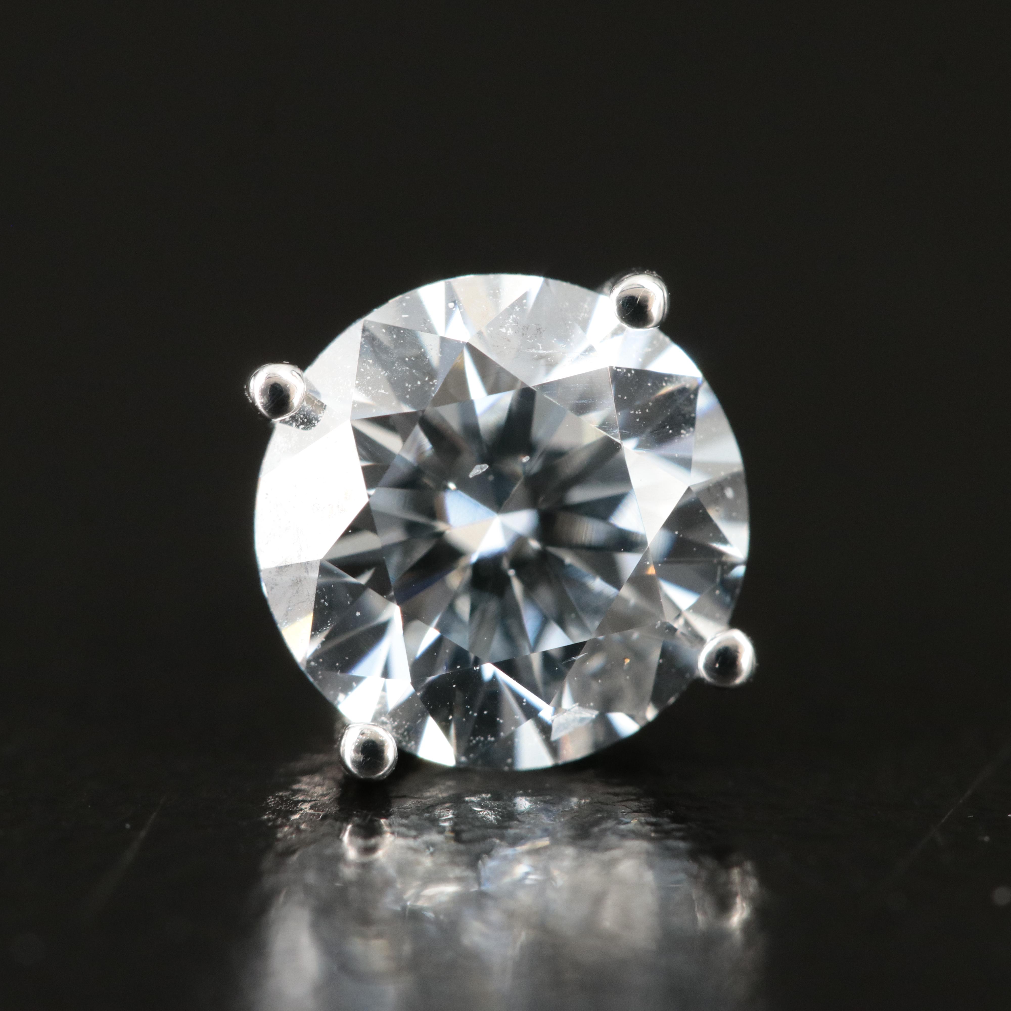 14K 2.56 CTW Lab Grown Diamond Stud Earrings