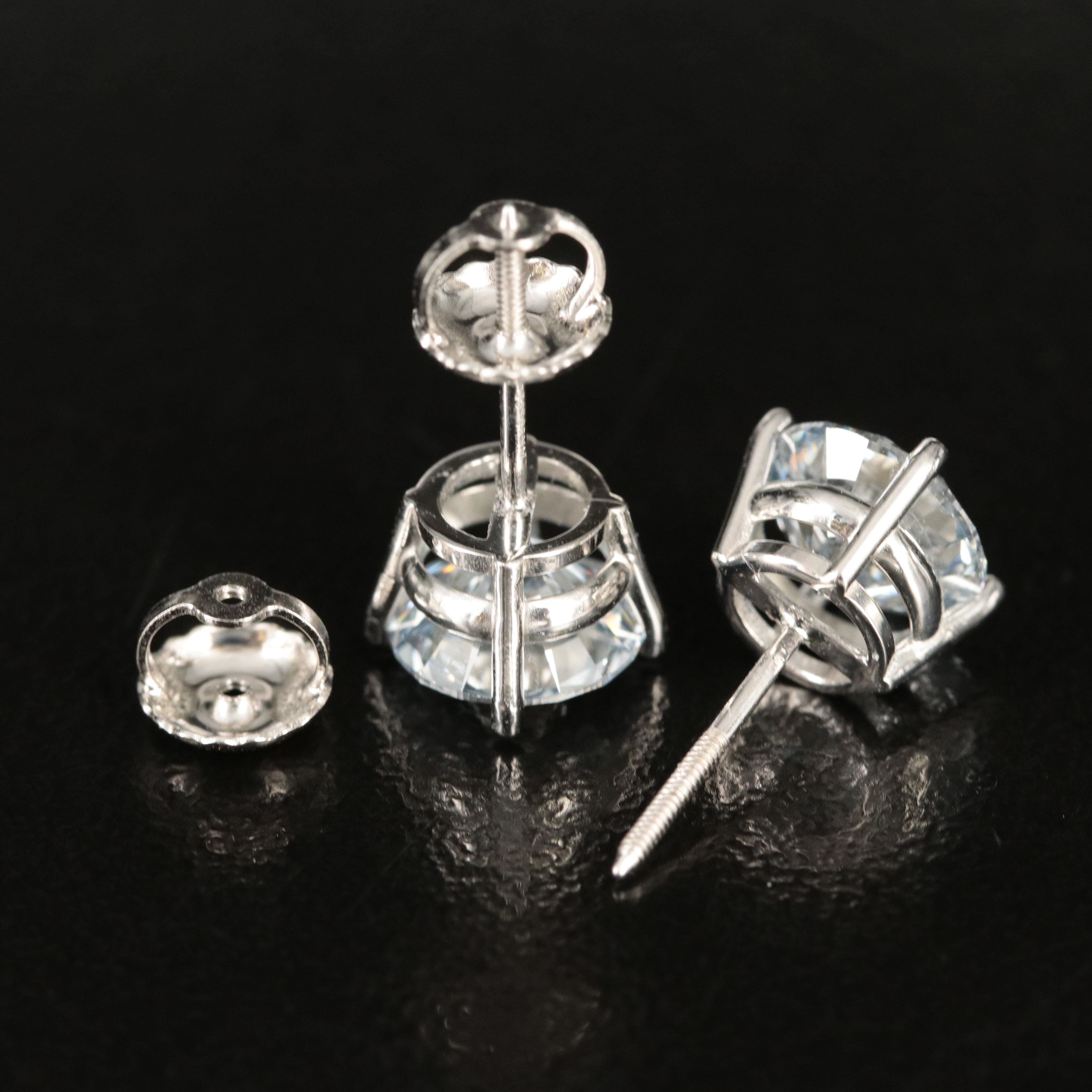 14K 2.56 CTW Lab Grown Diamond Stud Earrings