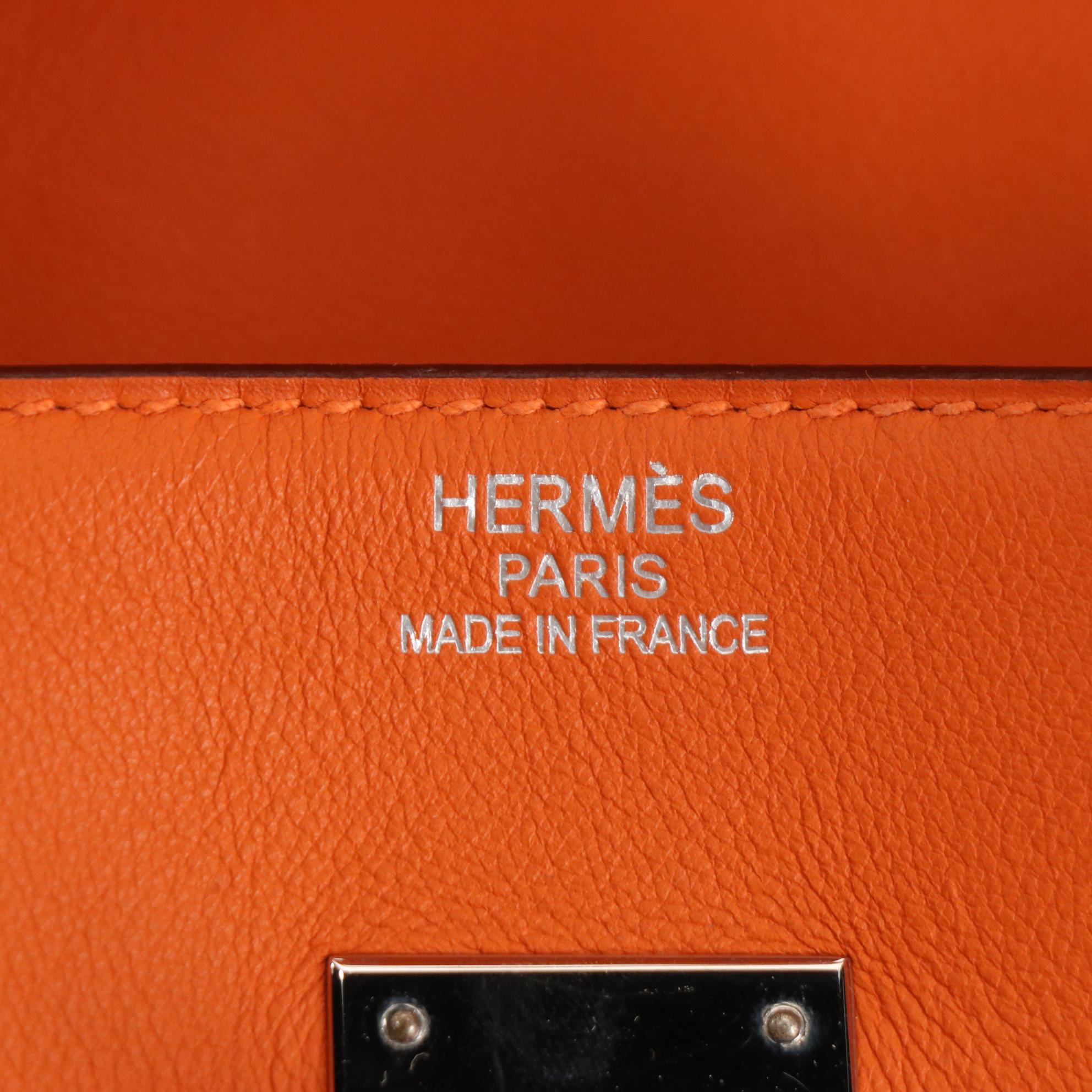 Hermès Birkin 35 Satchel in Orange Swift Leather
