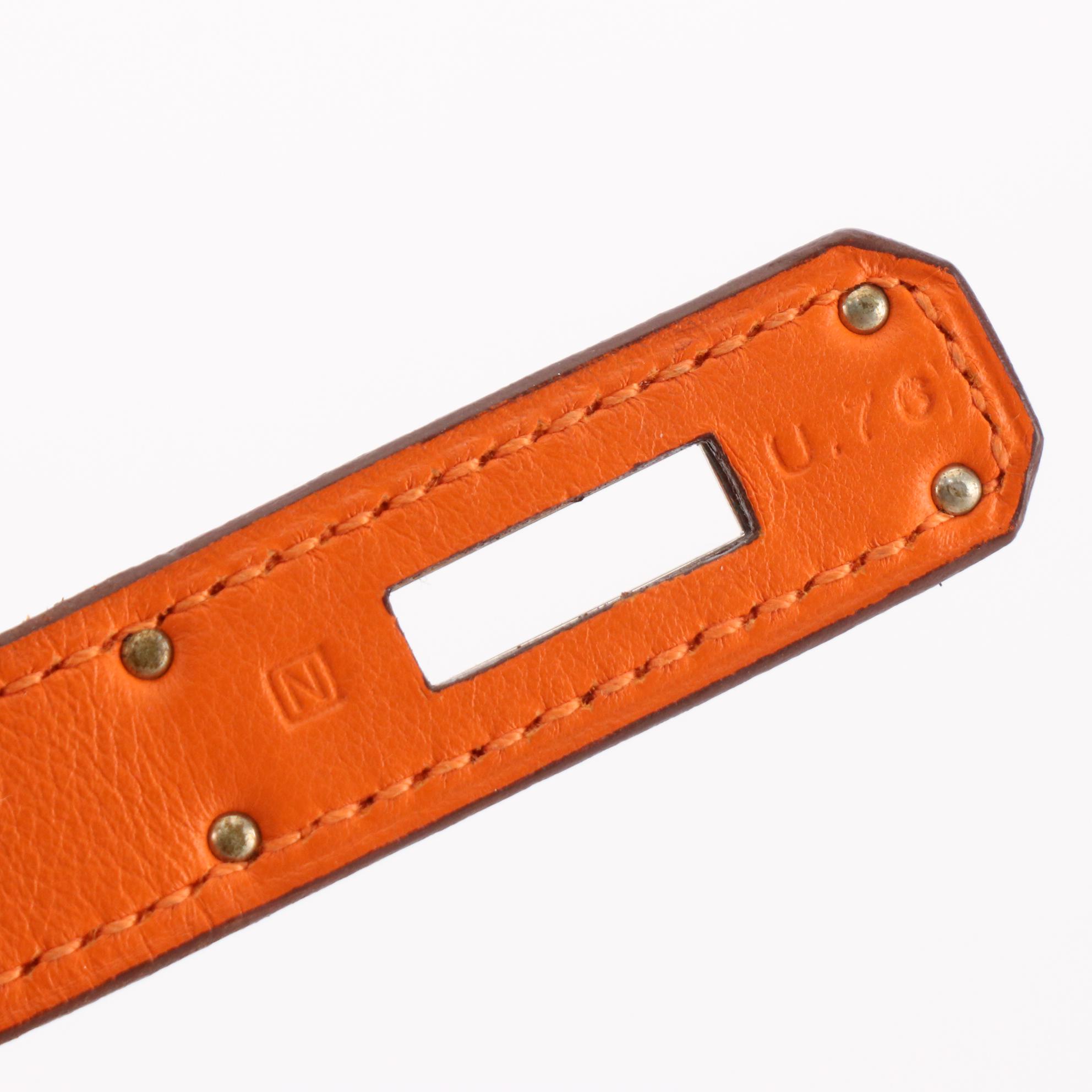 Hermès Birkin 35 Satchel in Orange Swift Leather