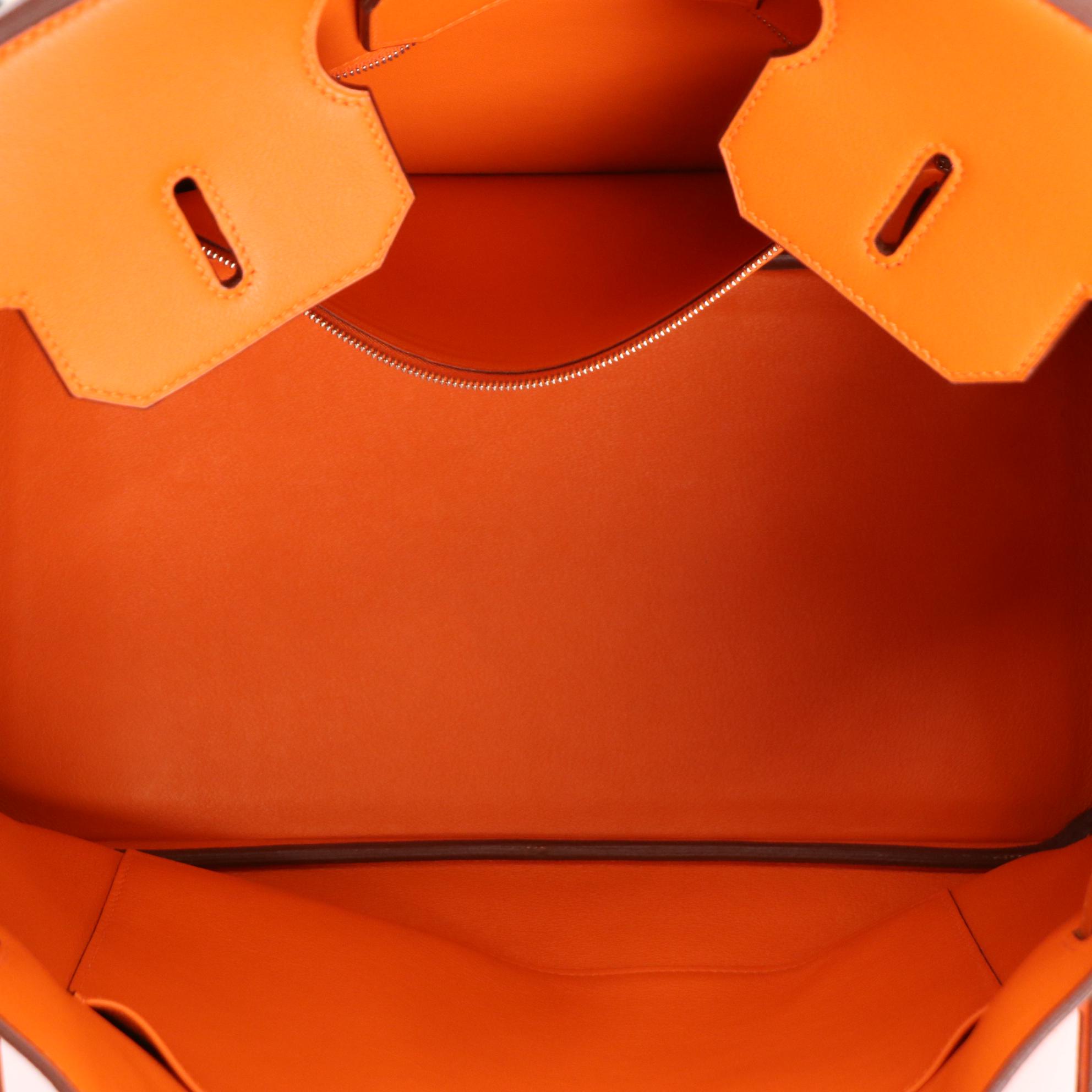 Hermès Birkin 35 Satchel in Orange Swift Leather