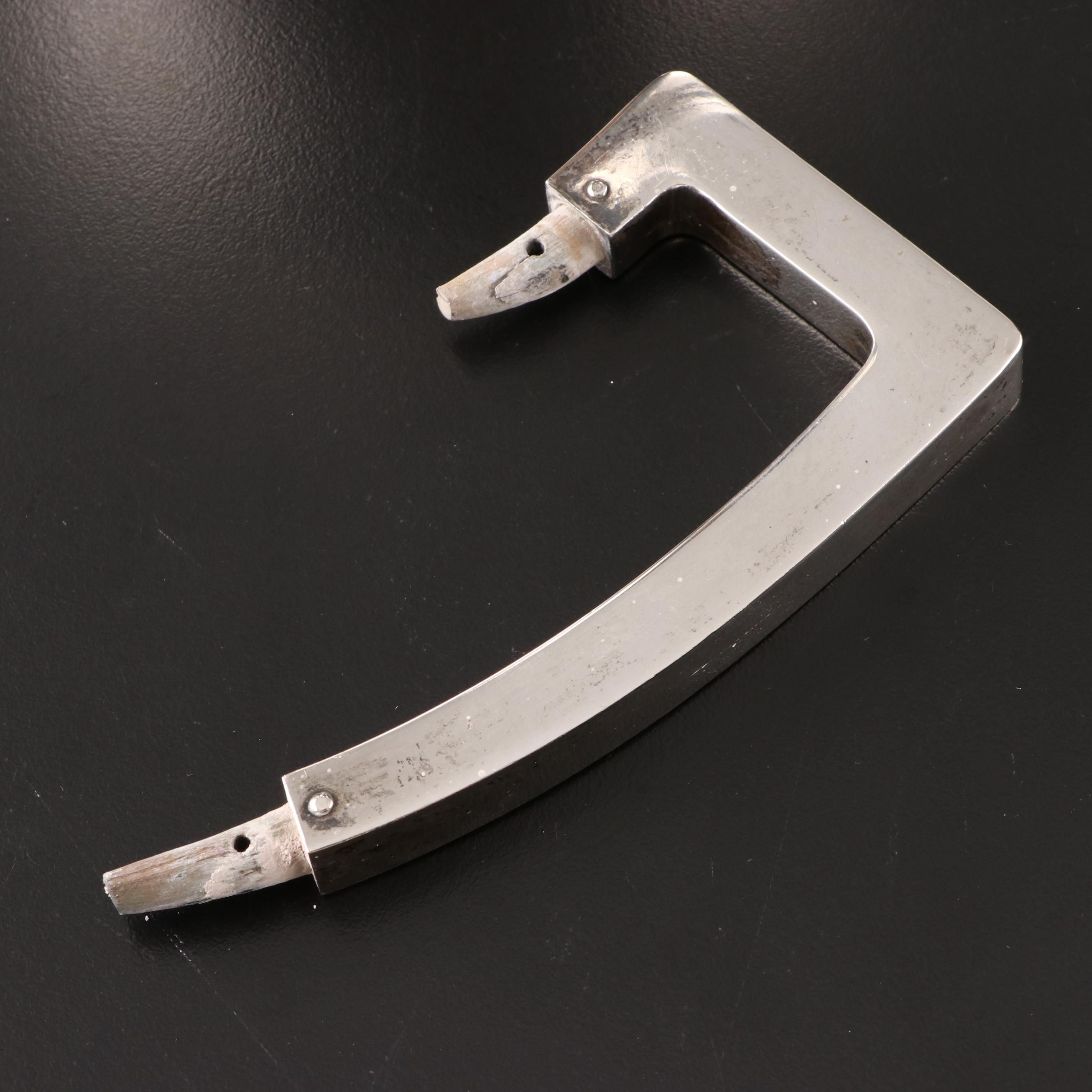 German 800 Silver Tea and Coffee Pots with Reed-and-Tie Bordered Serving Tray