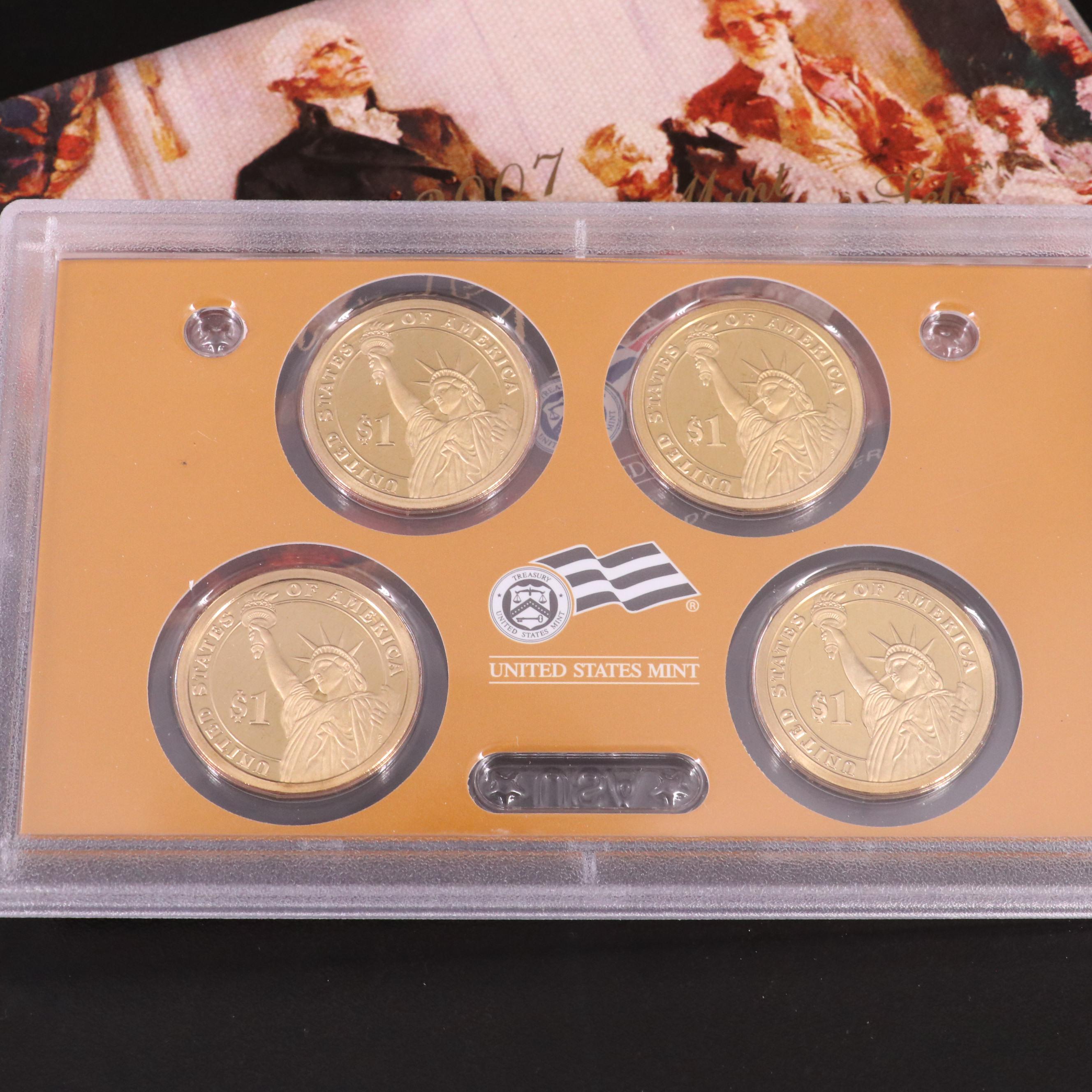 Ten Different U.S. Mint Proof Sets, 1999–2008