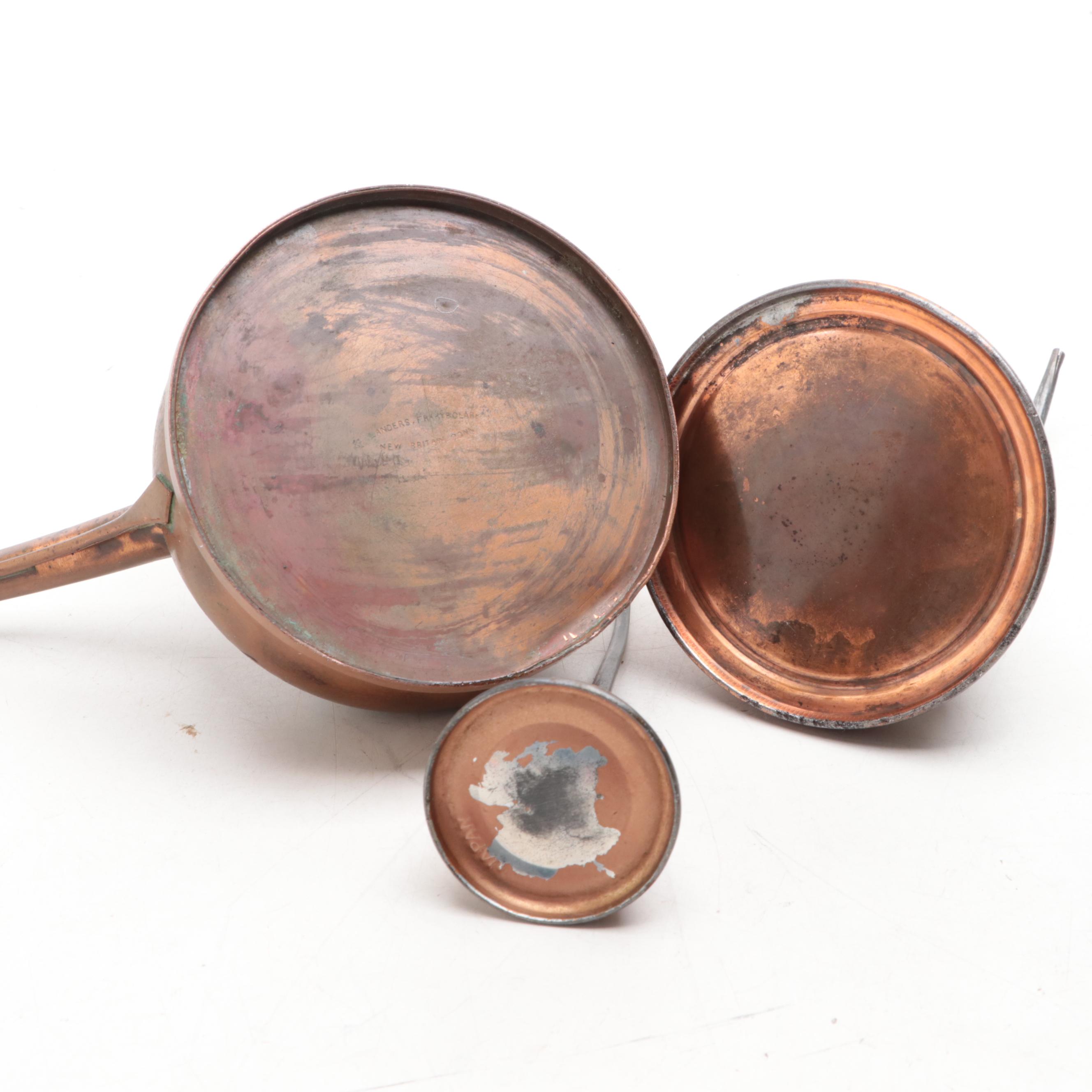 Eagle with Other Metal Oil Cans, Early to Mid-20th Century