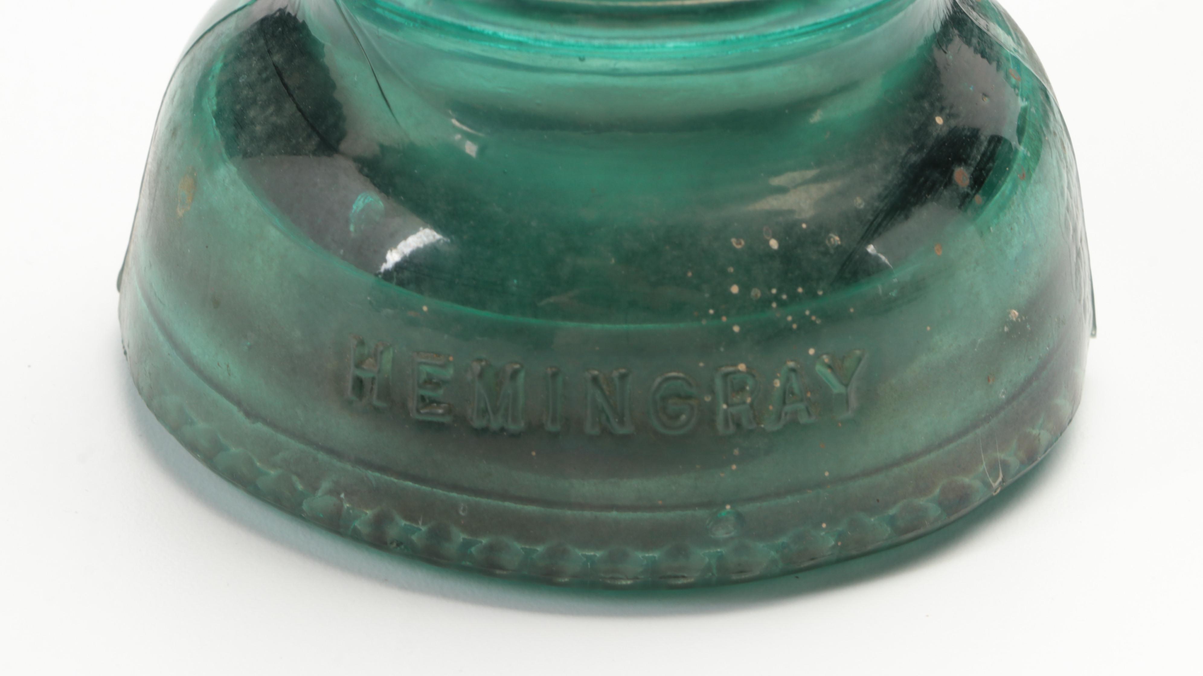 Hemingray Number 40 and 26 Glass Insulators