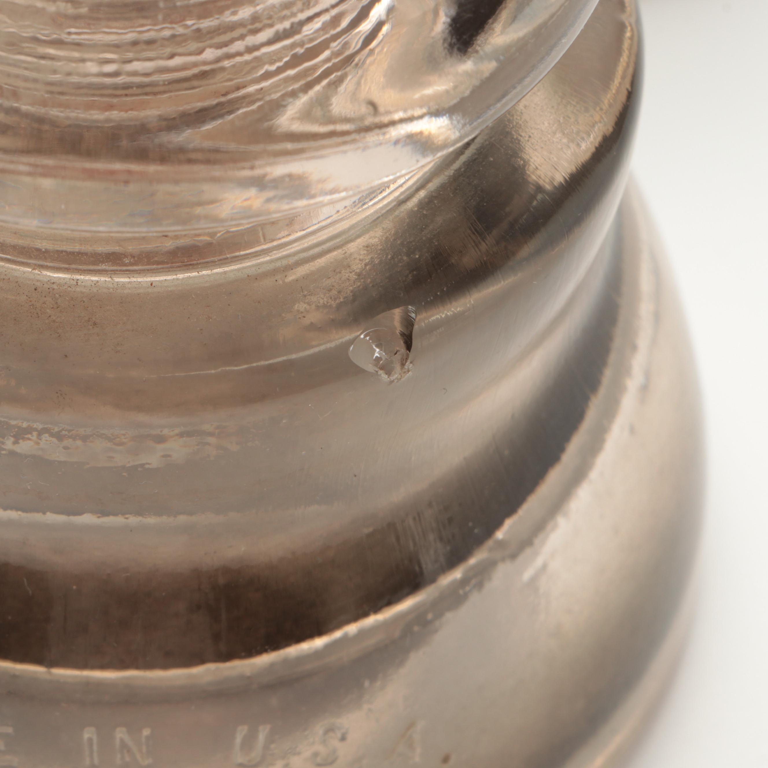 Hemingray Number 40 and 26 Glass Insulators