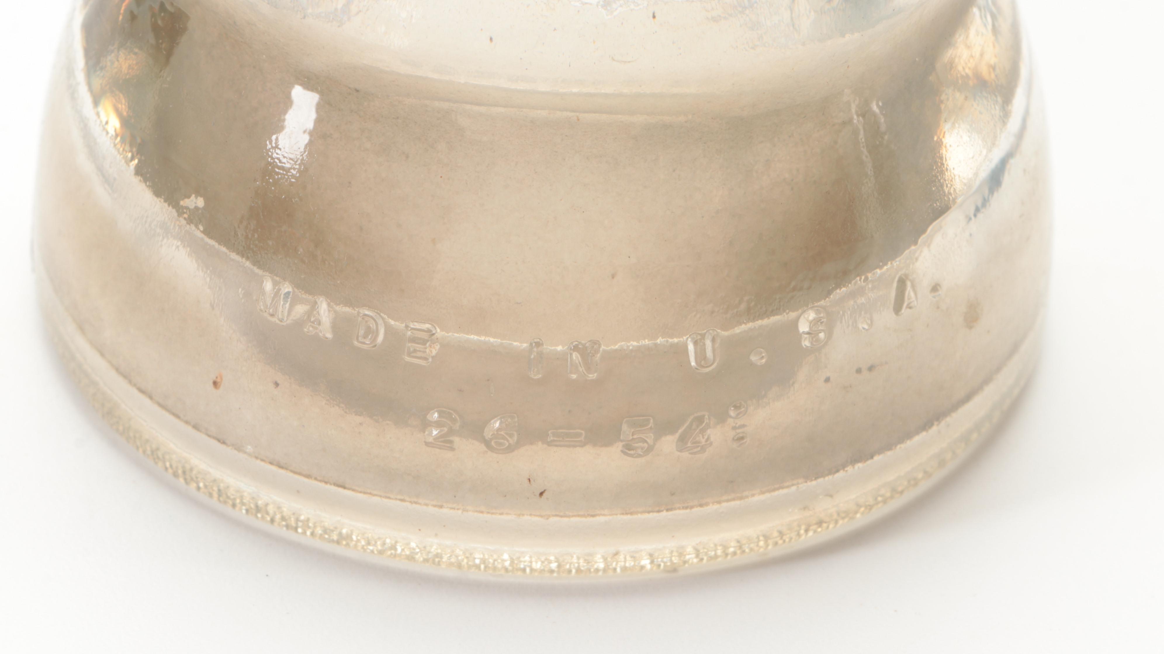 Hemingray Number 40 and 26 Glass Insulators