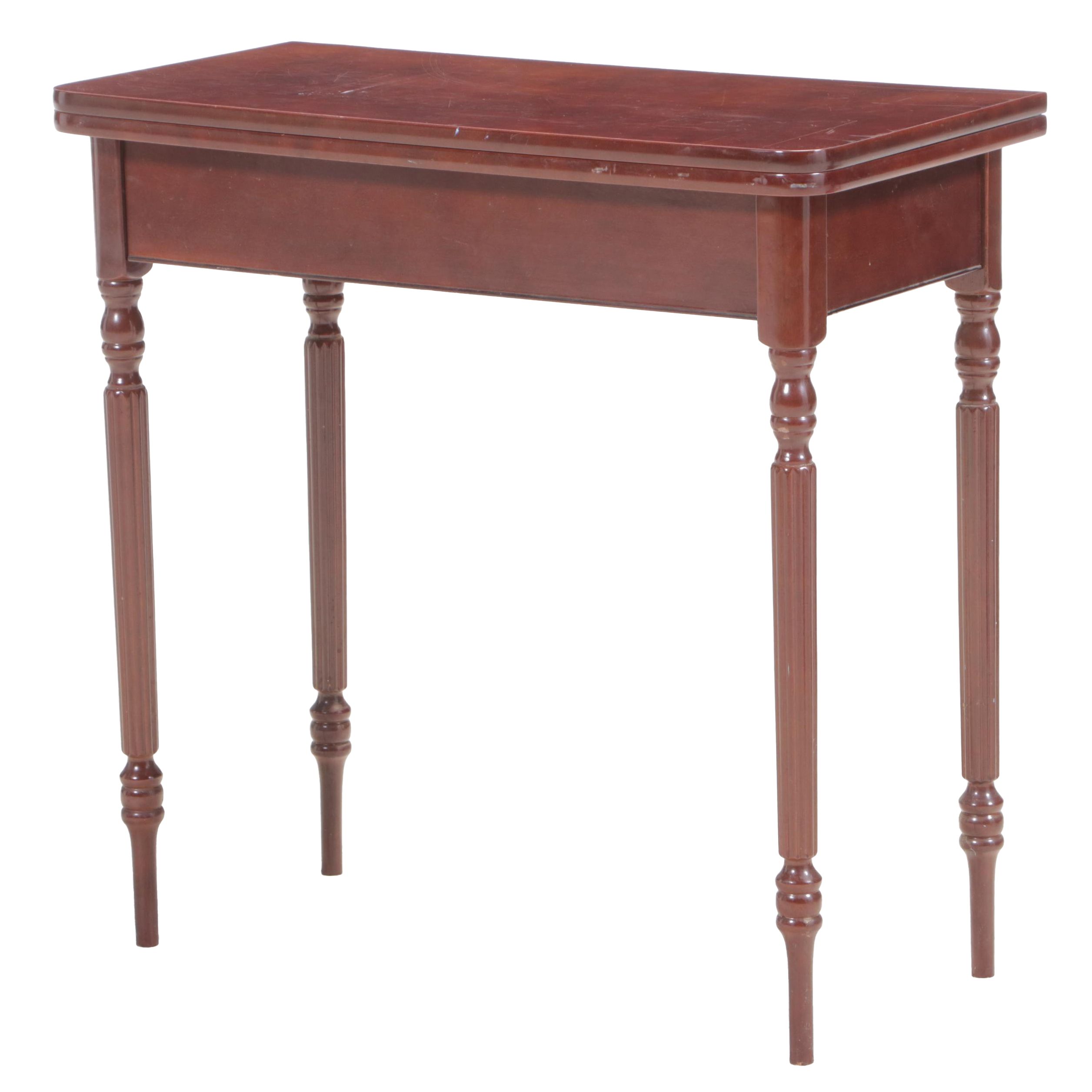 Pair of Federal Style Games Tables