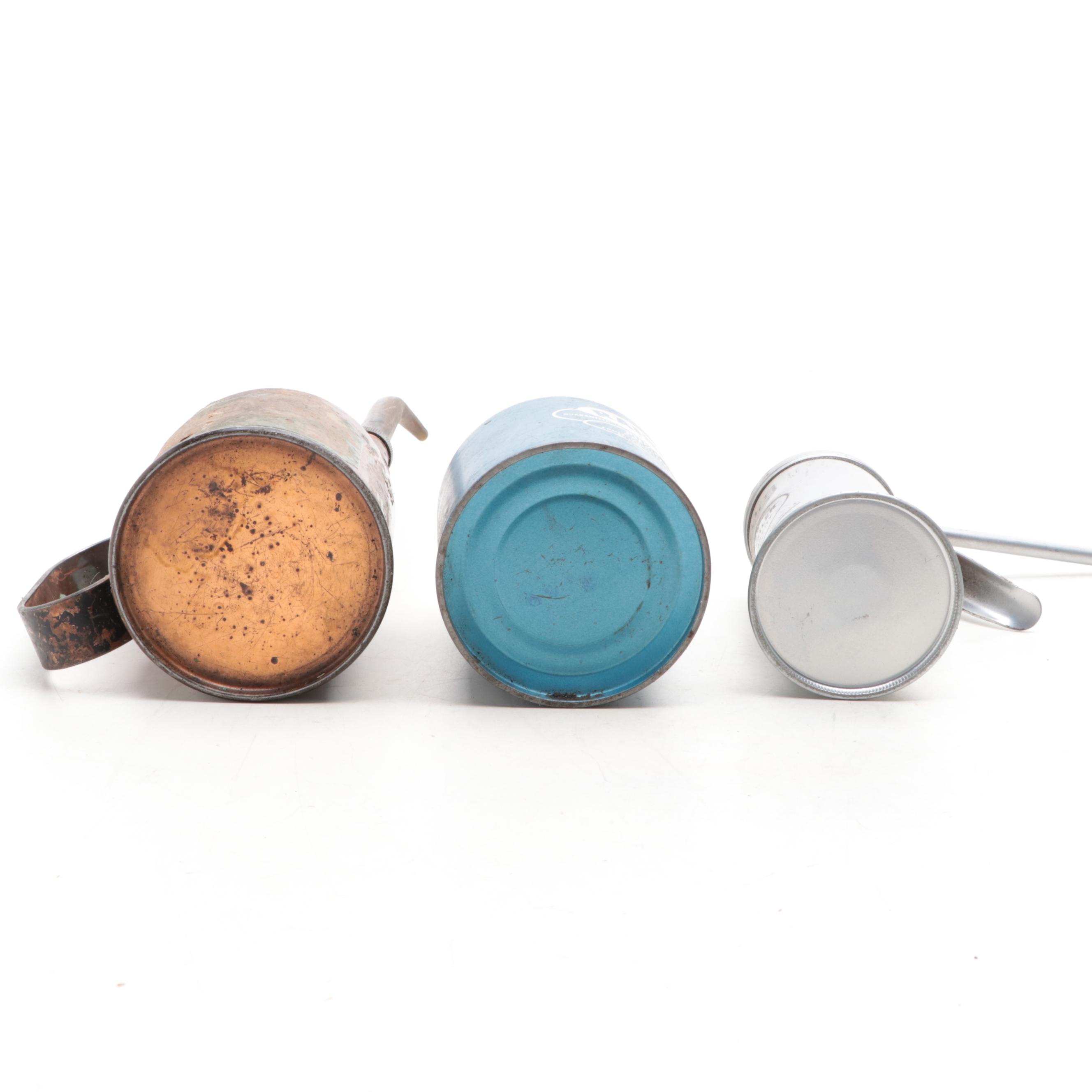 Eagle, Rainbow with Other Metal Oil Cans, Early to Mid-20th Century