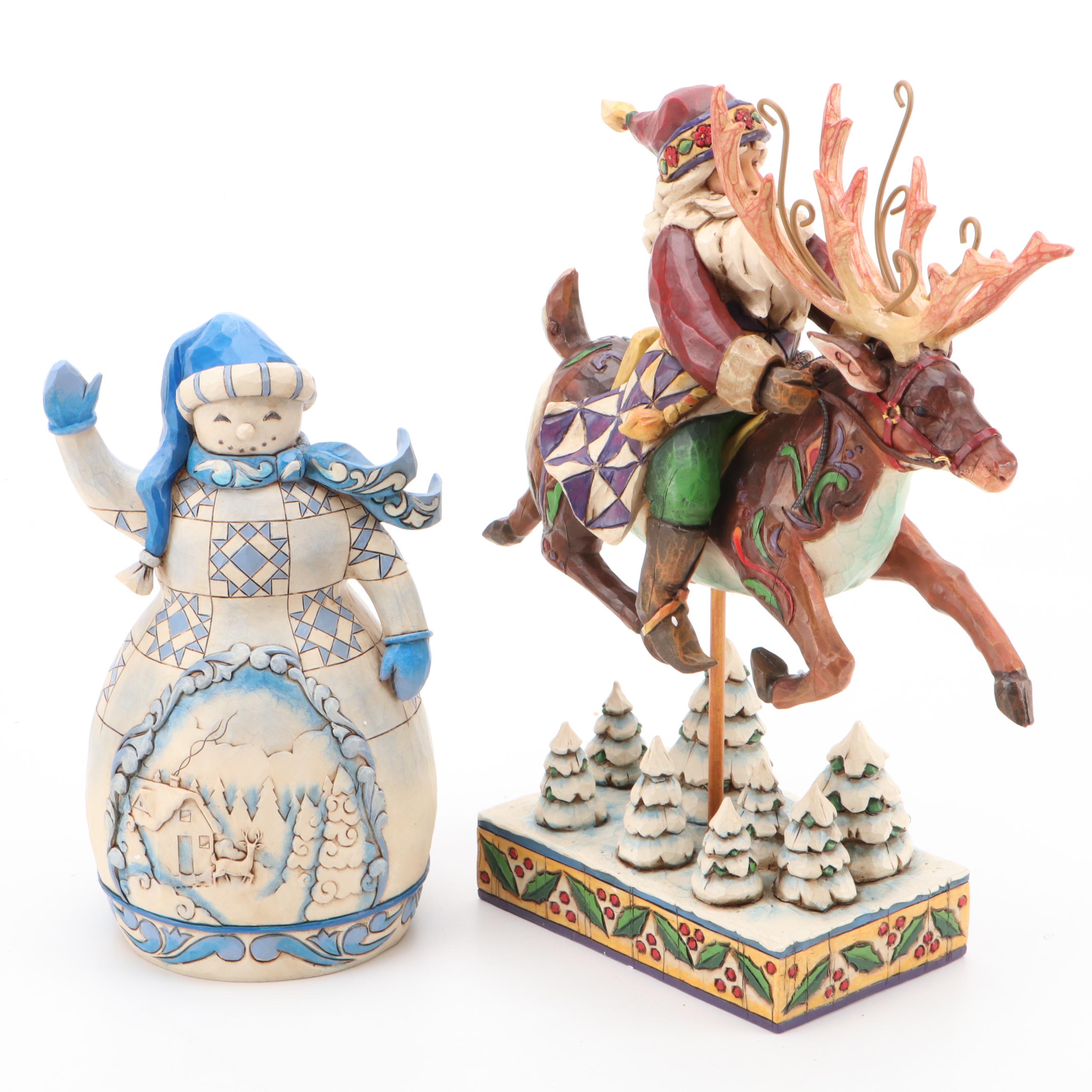 Jim Shore Heartwood Creek Resin Christmas Figurines and Ornaments