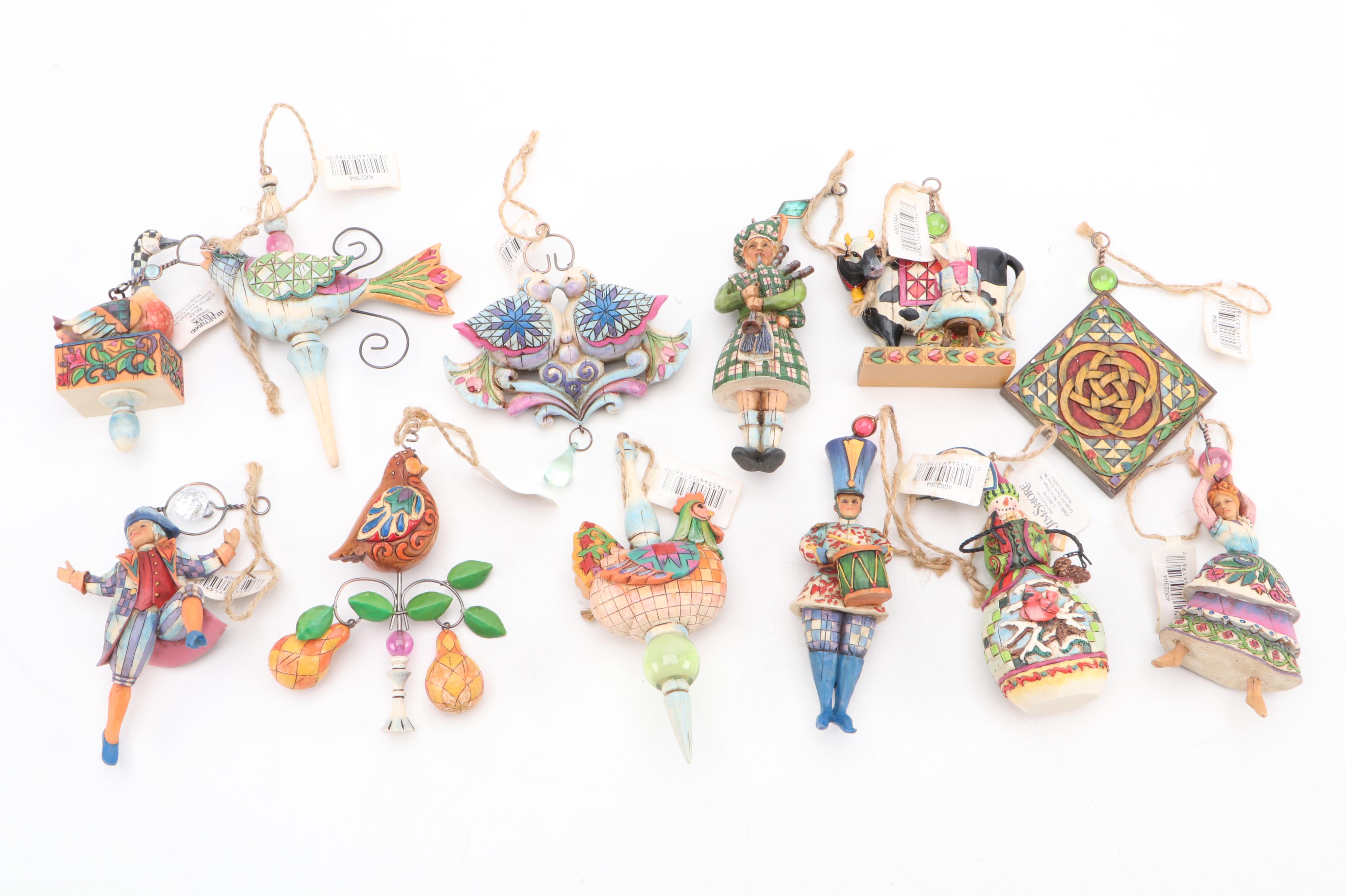 Jim Shore Heartwood Creek Resin Christmas Figurines and Ornaments