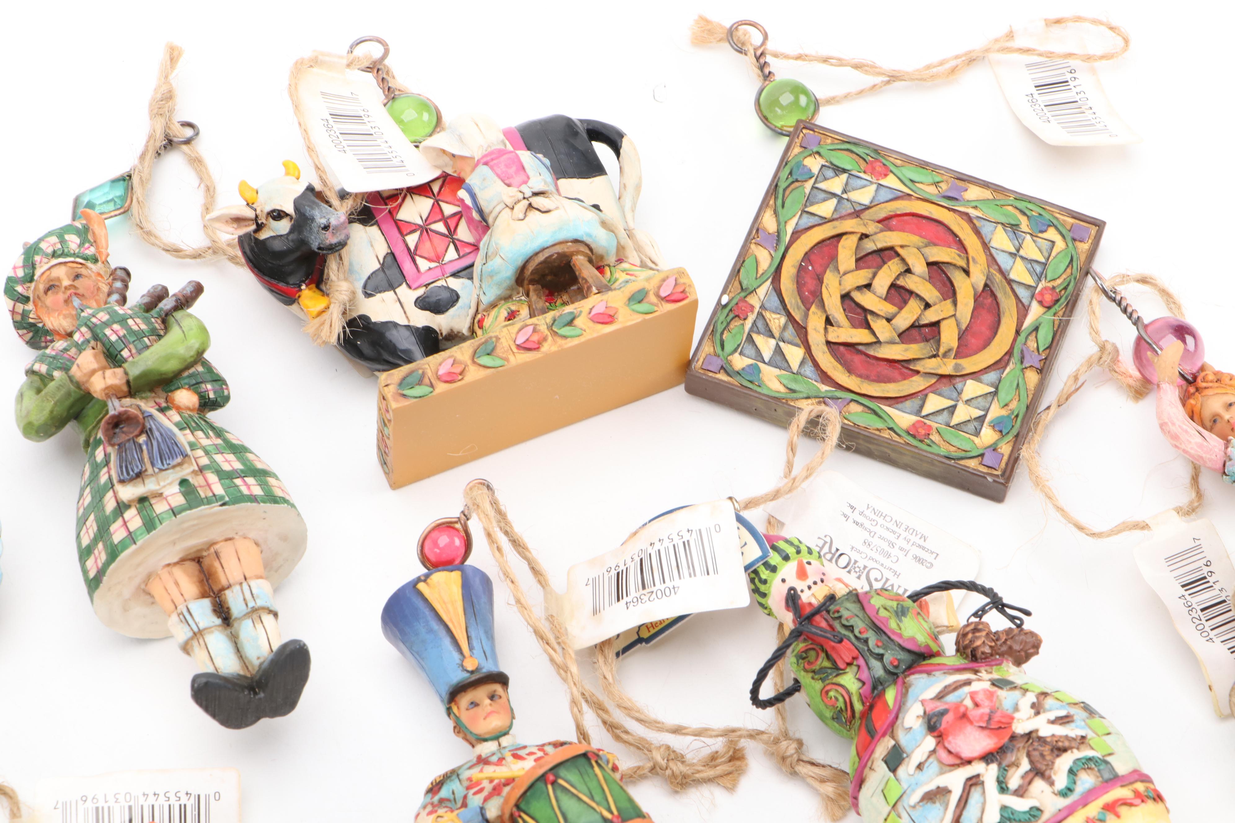 Jim Shore Heartwood Creek Resin Christmas Figurines and Ornaments