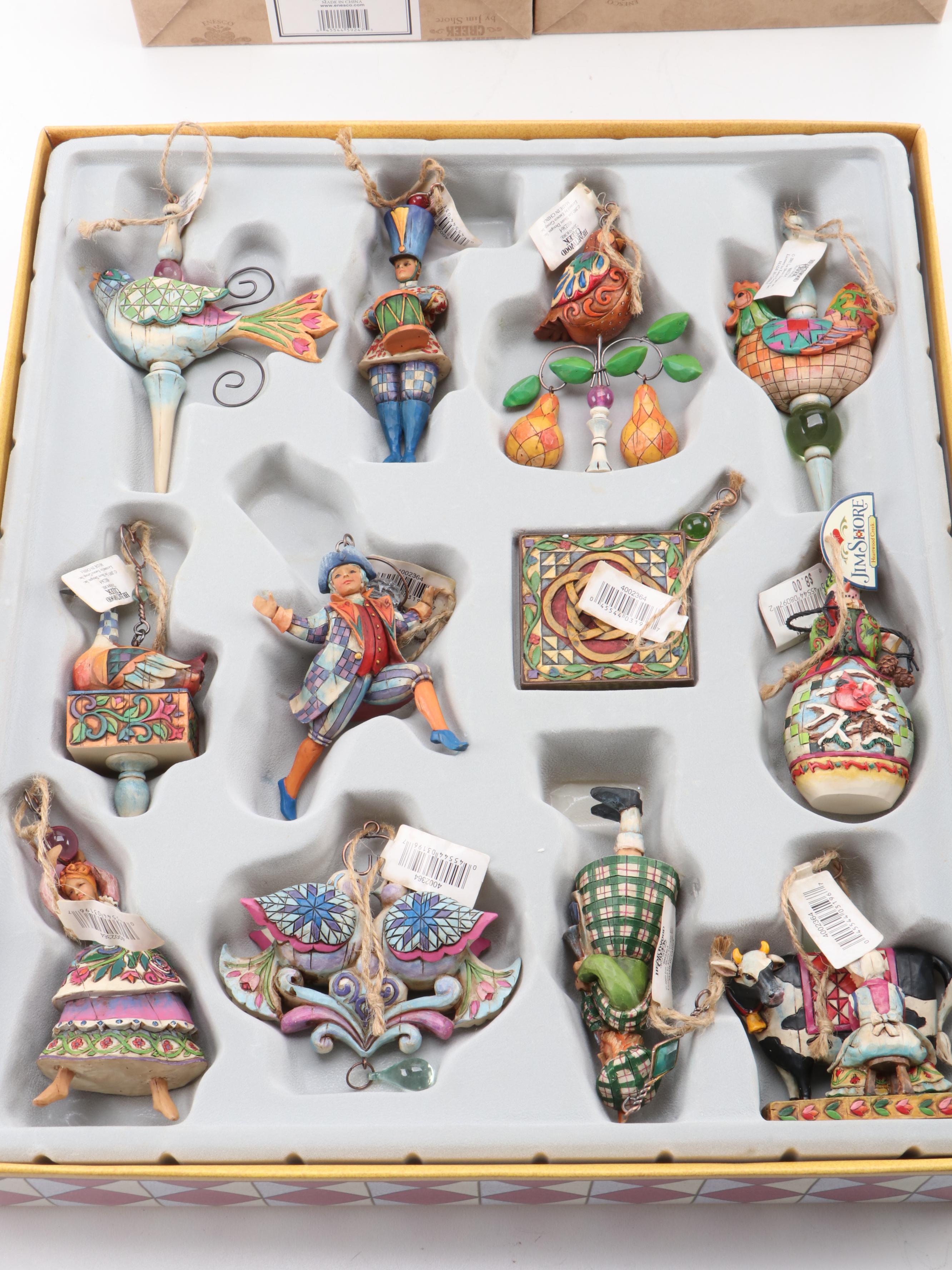 Jim Shore Heartwood Creek Resin Christmas Figurines and Ornaments