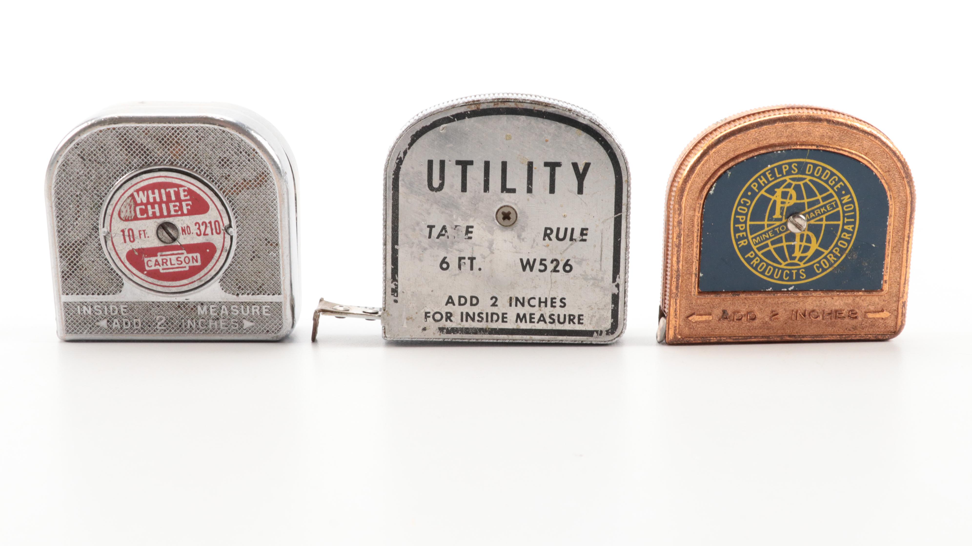 Carlson & Sullivan, Lufkin, Stanley, Craftsman and Other Tape Measures