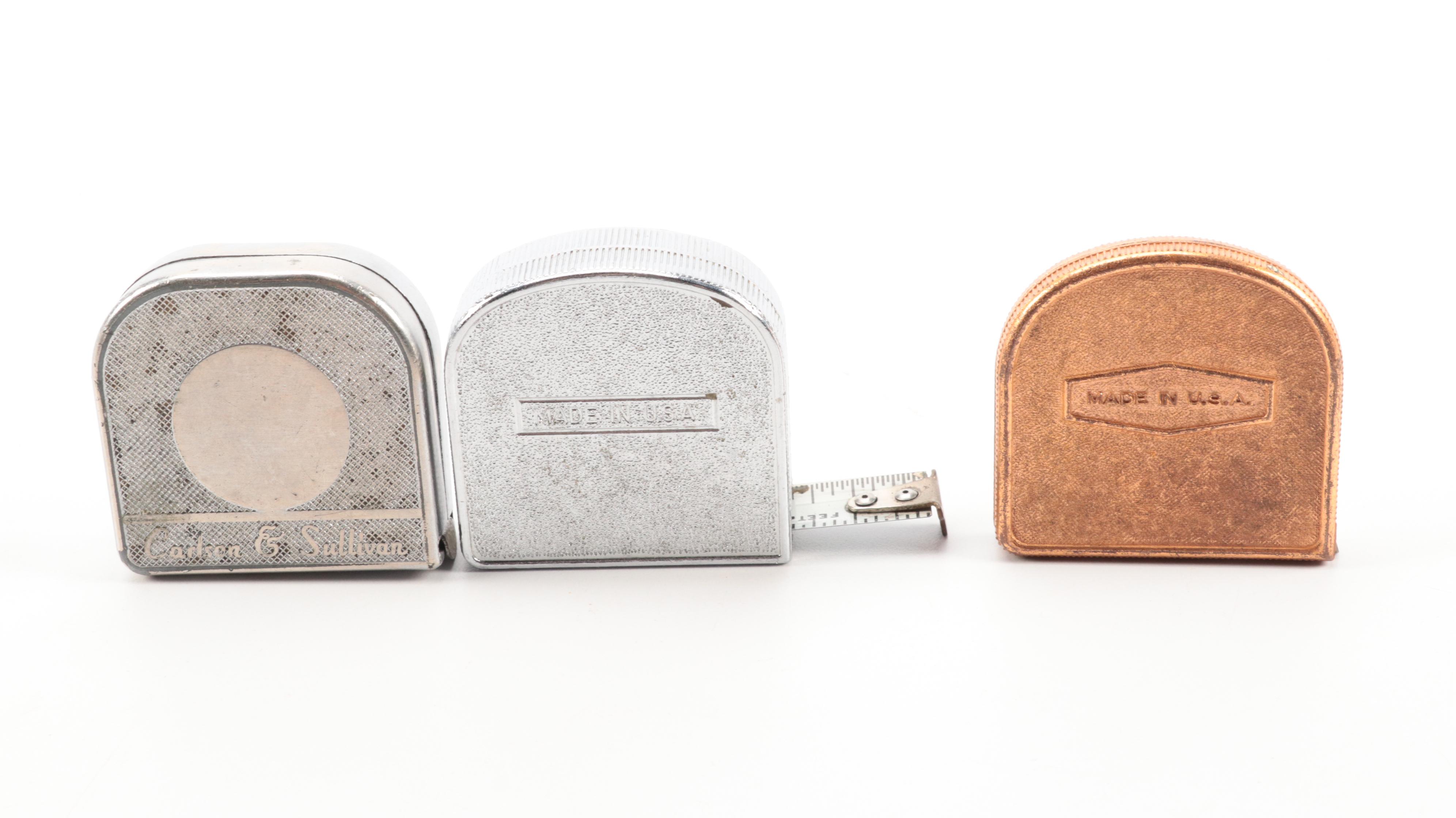 Carlson & Sullivan, Lufkin, Stanley, Craftsman and Other Tape Measures