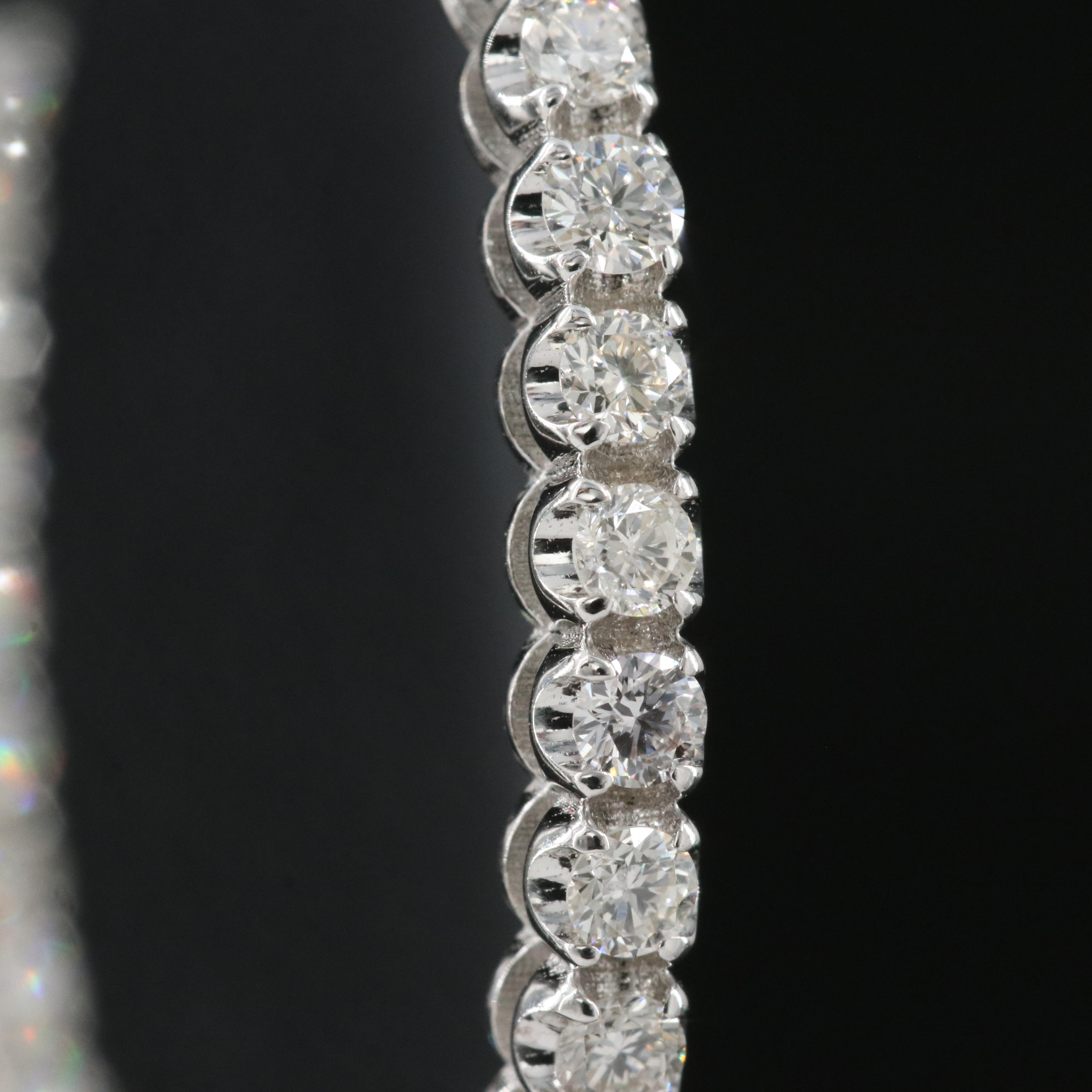 14K 2.02 CTW Diamond Inside-Out Hoop Earrings