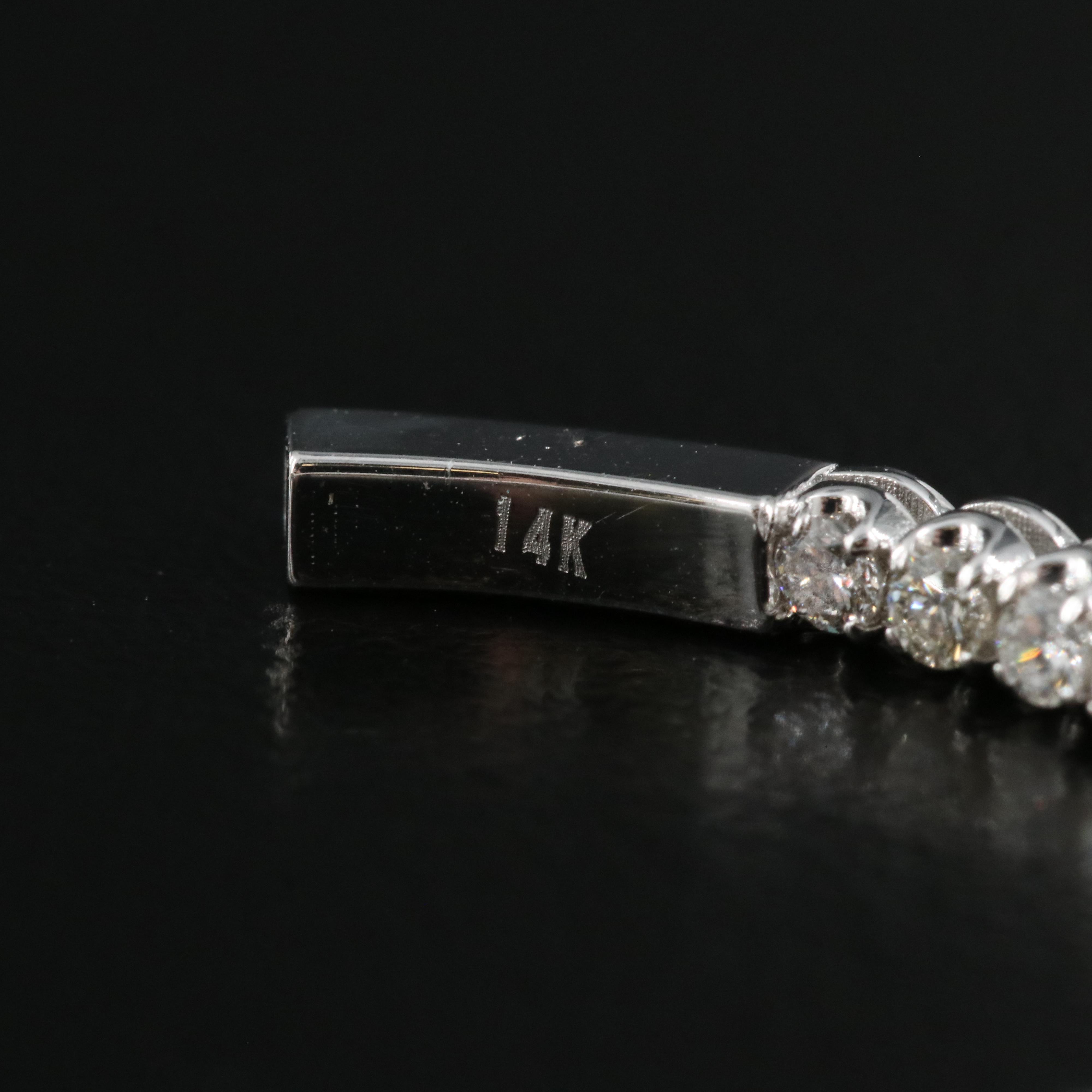 14K 2.02 CTW Diamond Inside-Out Hoop Earrings