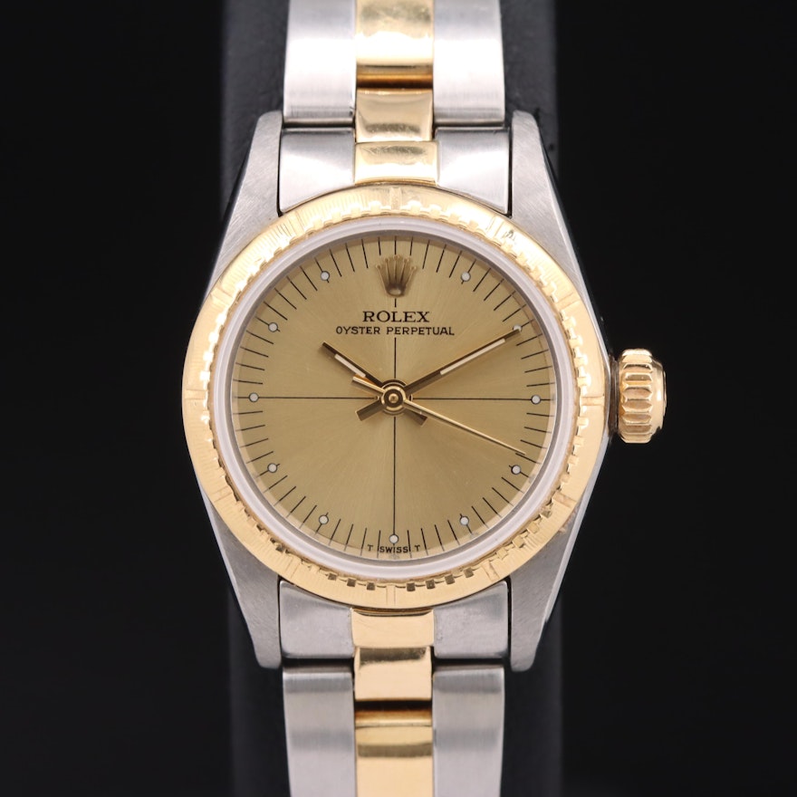 1984 Rolex Oyster Perpetual "Zephyr" Wristwatch