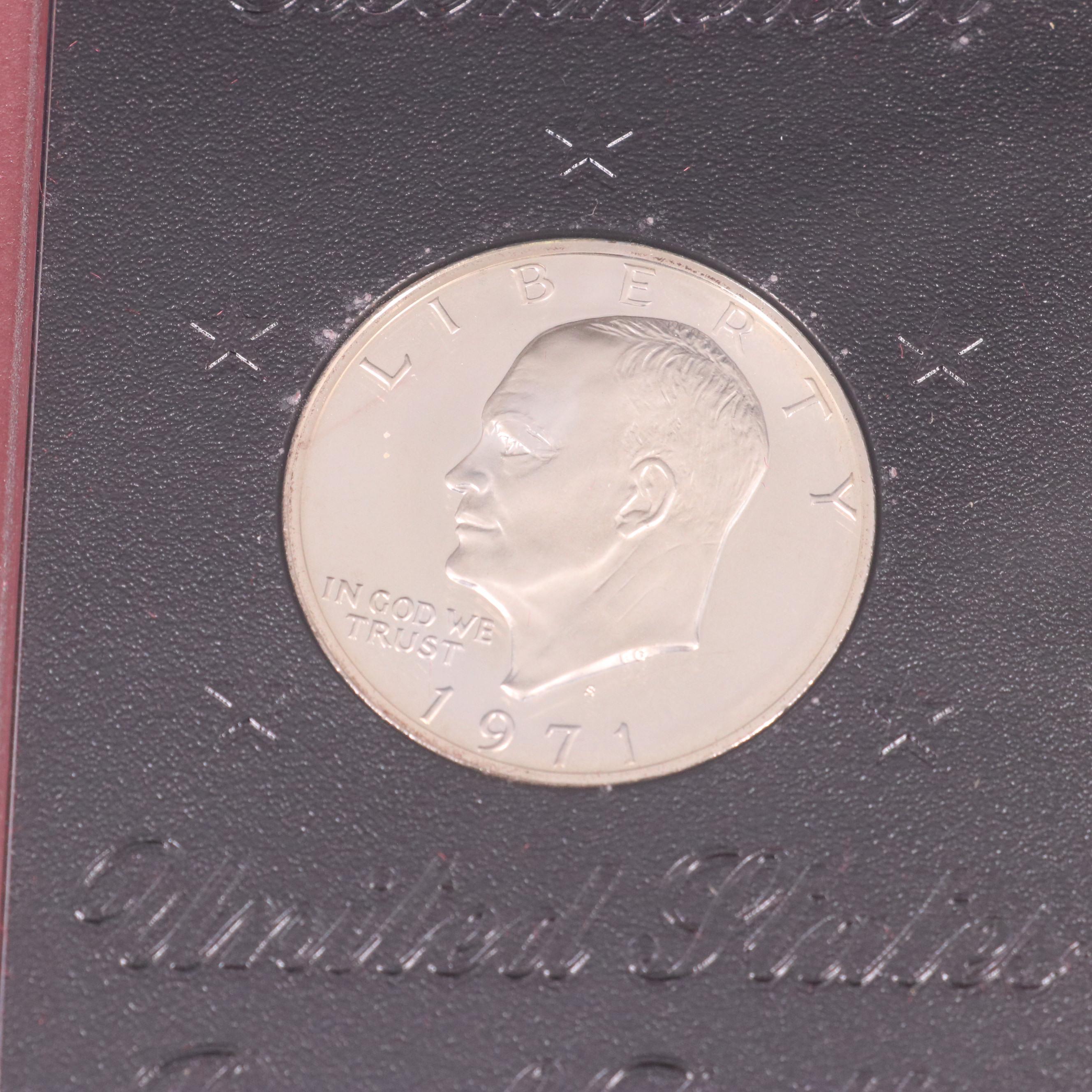 Eight 40% Silver Eisenhower Dollars