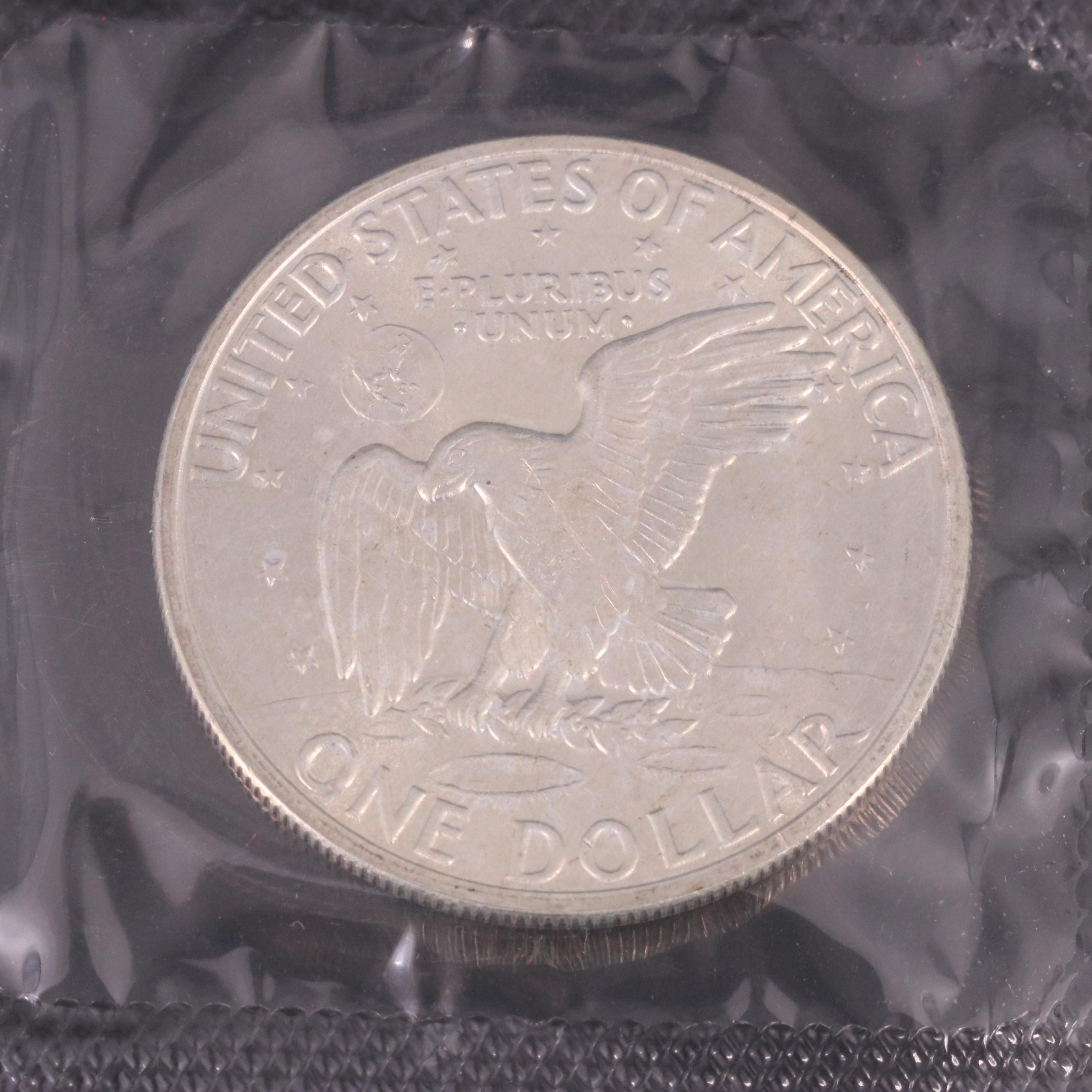 Eight 40% Silver Eisenhower Dollars