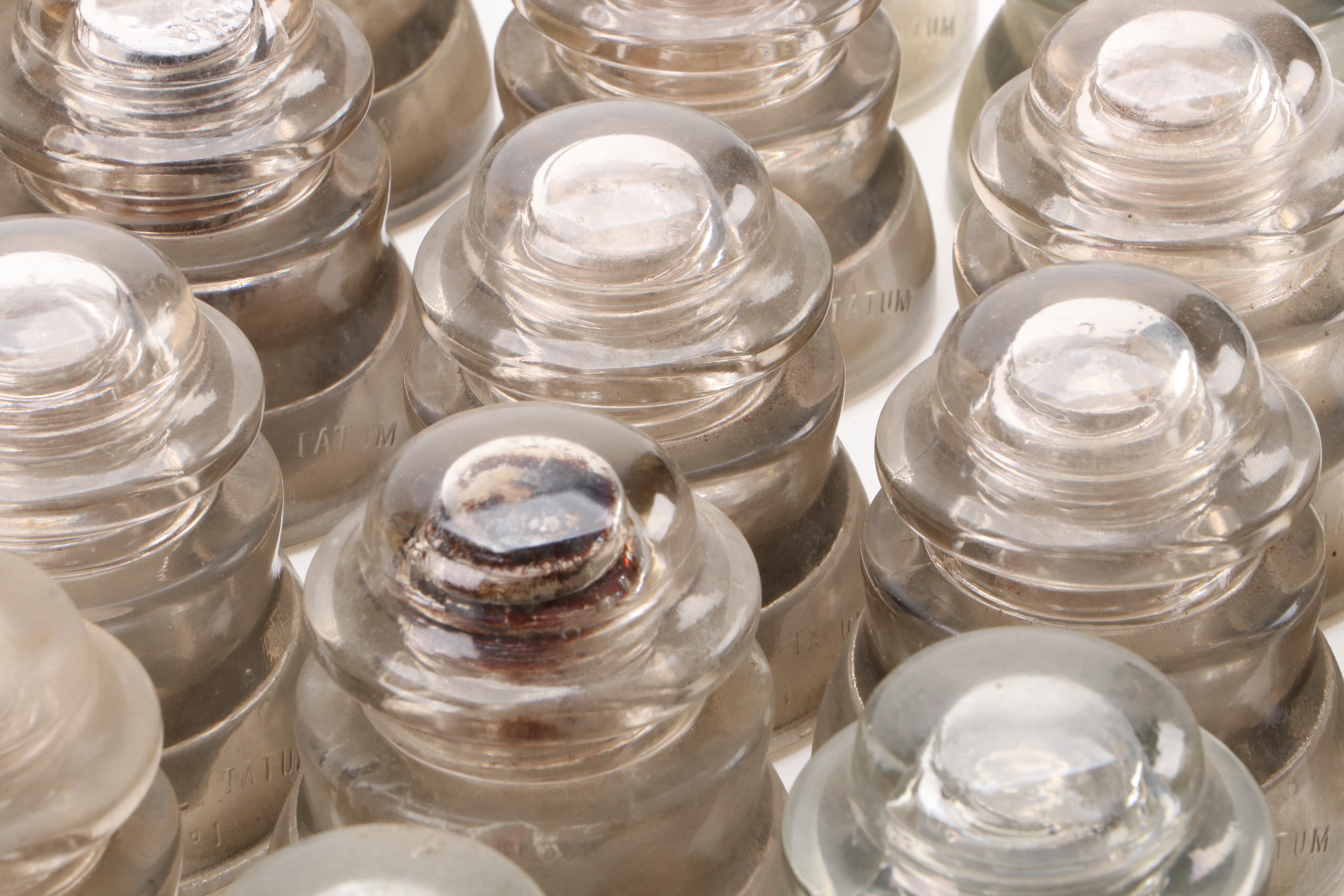 Whitall Tatum Company No. 1 Insulators, Early 20th Century