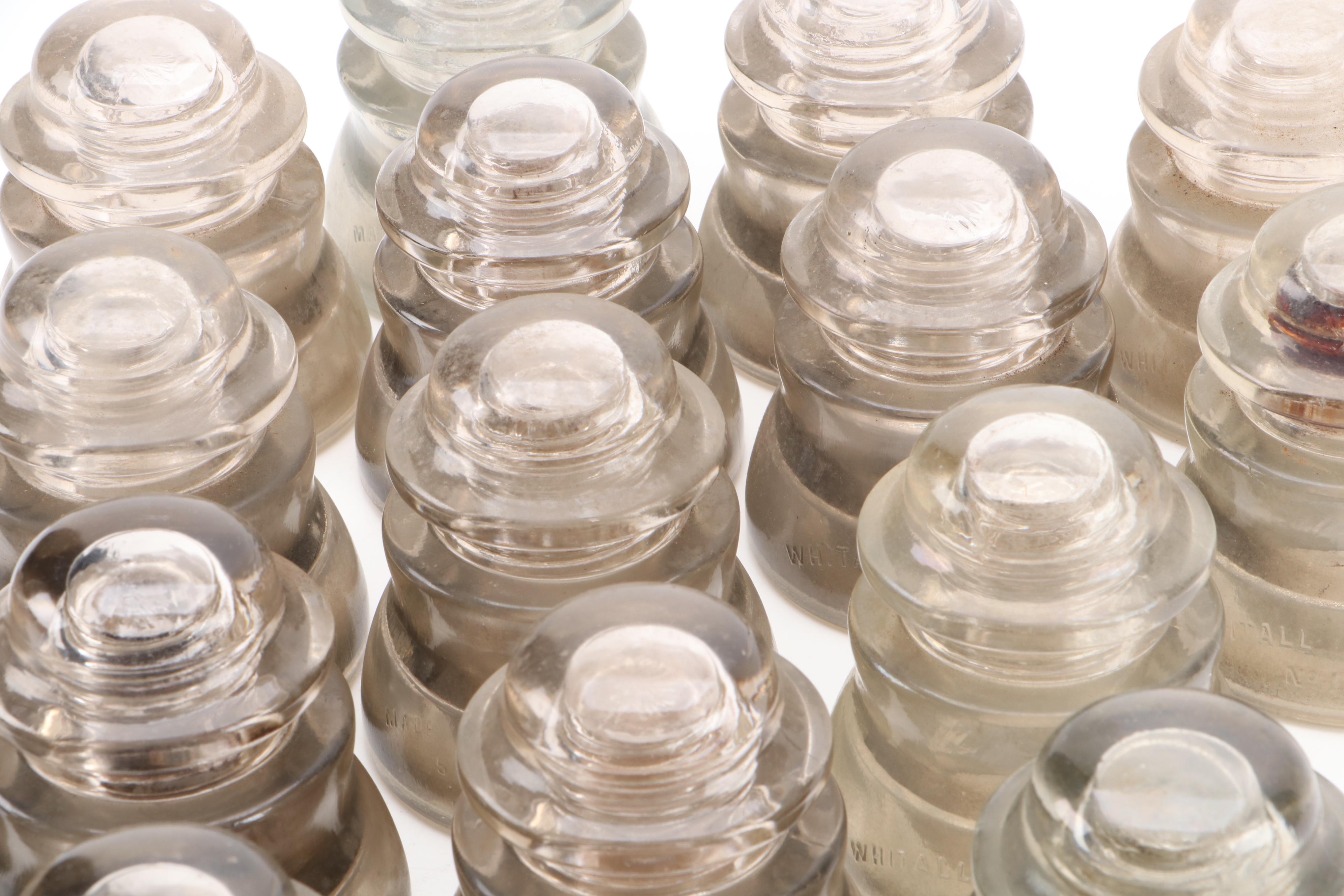 Whitall Tatum Company No. 1 Insulators, Early 20th Century