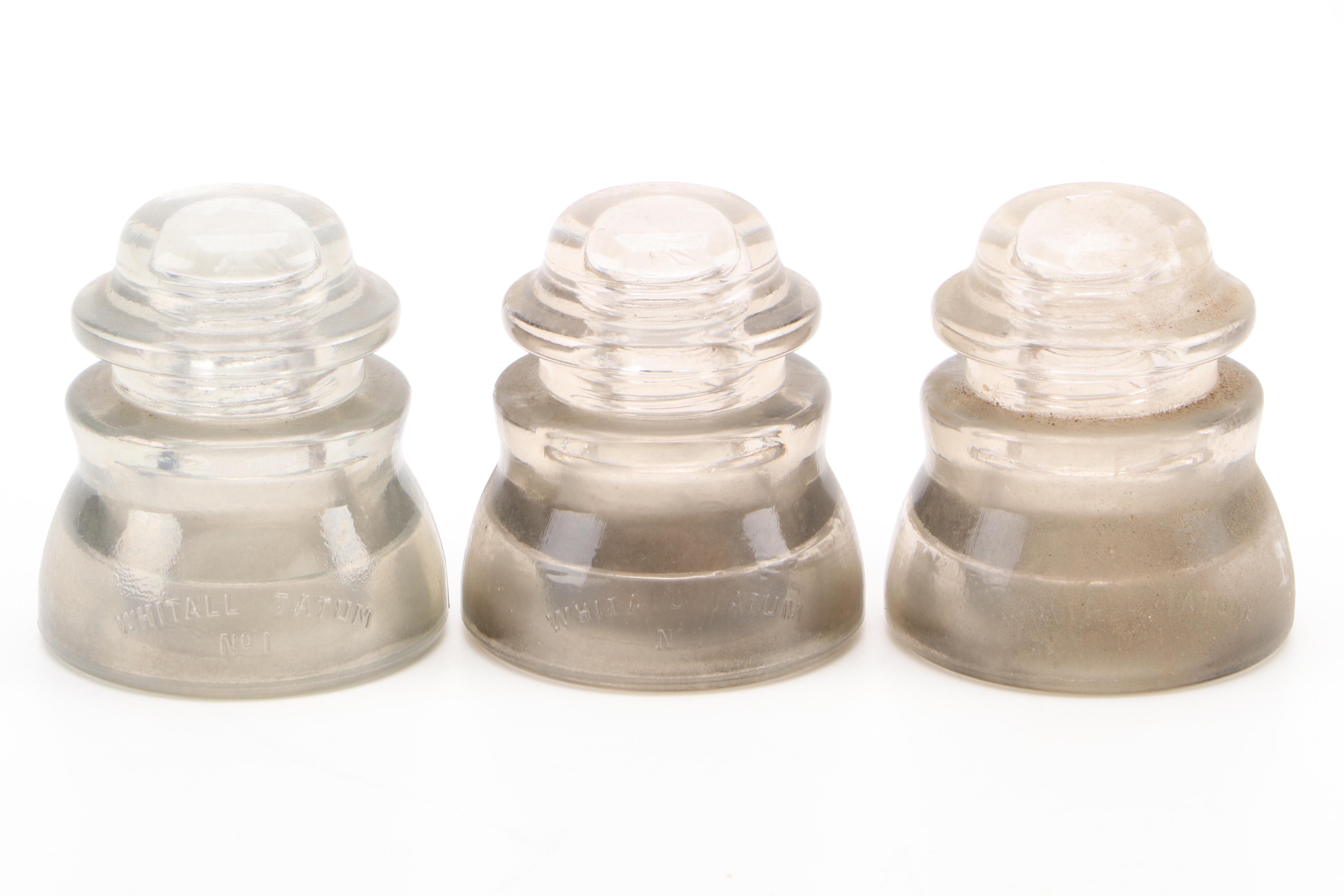 Whitall Tatum Company No. 1 Insulators, Early 20th Century