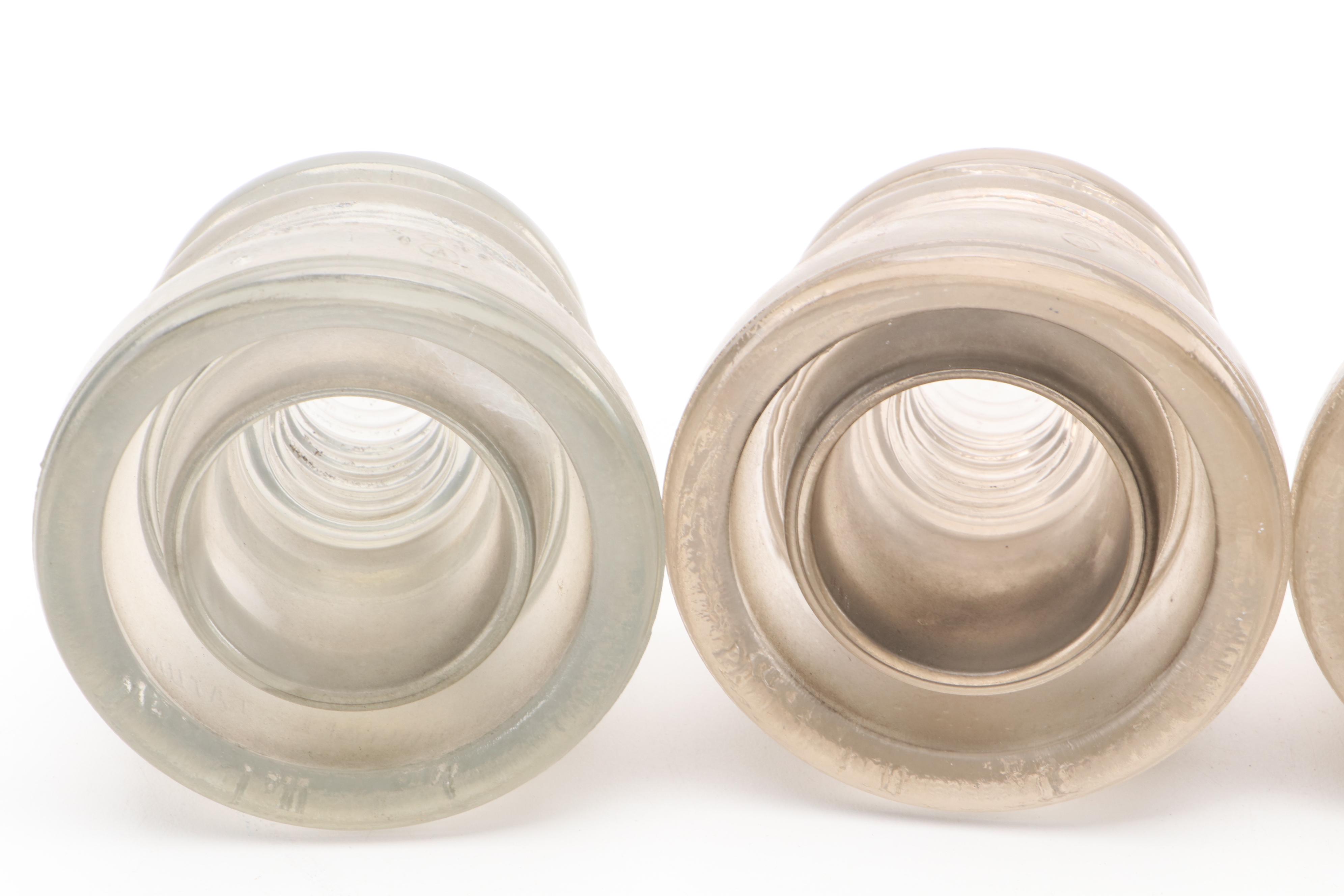 Whitall Tatum Company No. 1 Insulators, Early 20th Century