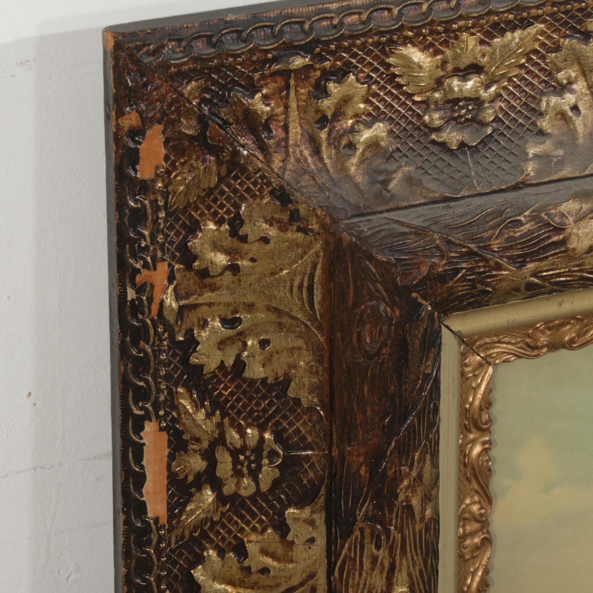 Landscape Color Lithograph, Early 20th Century