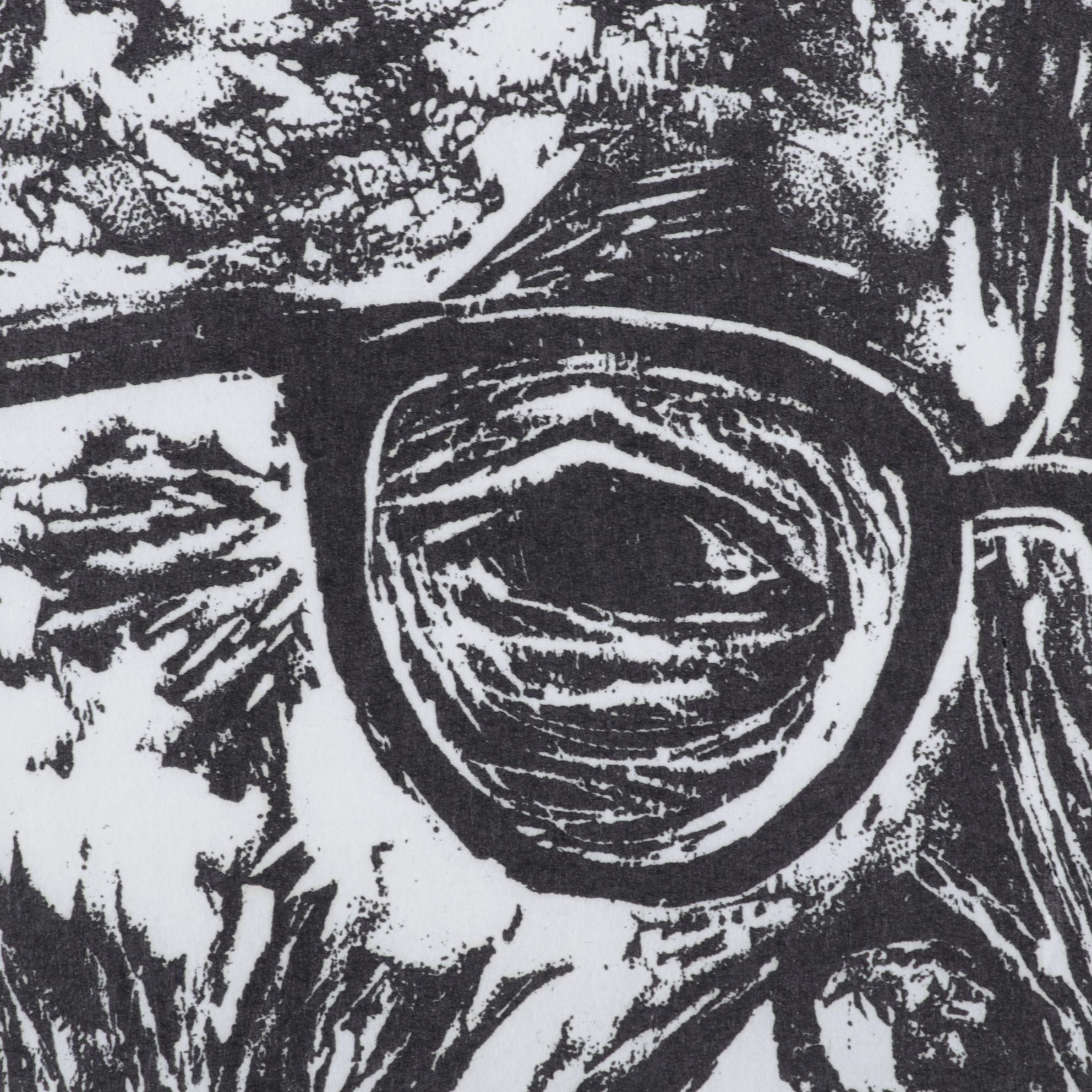 Sidney Chafetz Woodcut "A. J. Muste," 1967