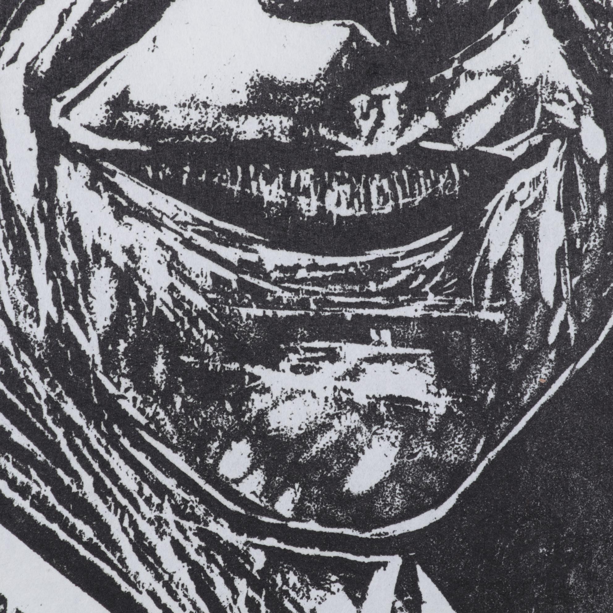 Sidney Chafetz Woodcut "A. J. Muste," 1967