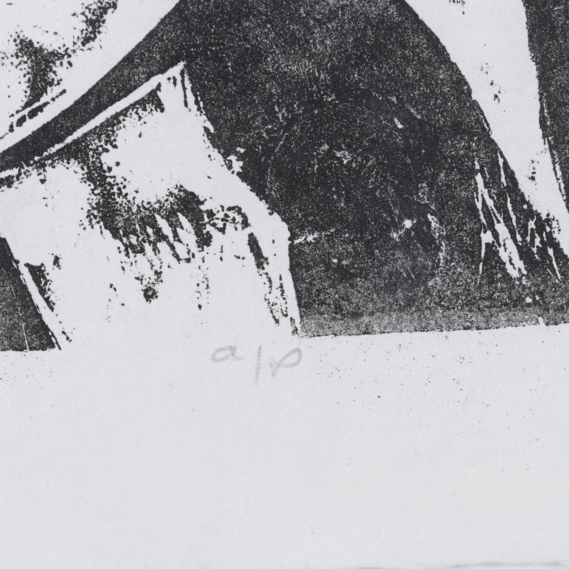 Sidney Chafetz Woodcut "A. J. Muste," 1967