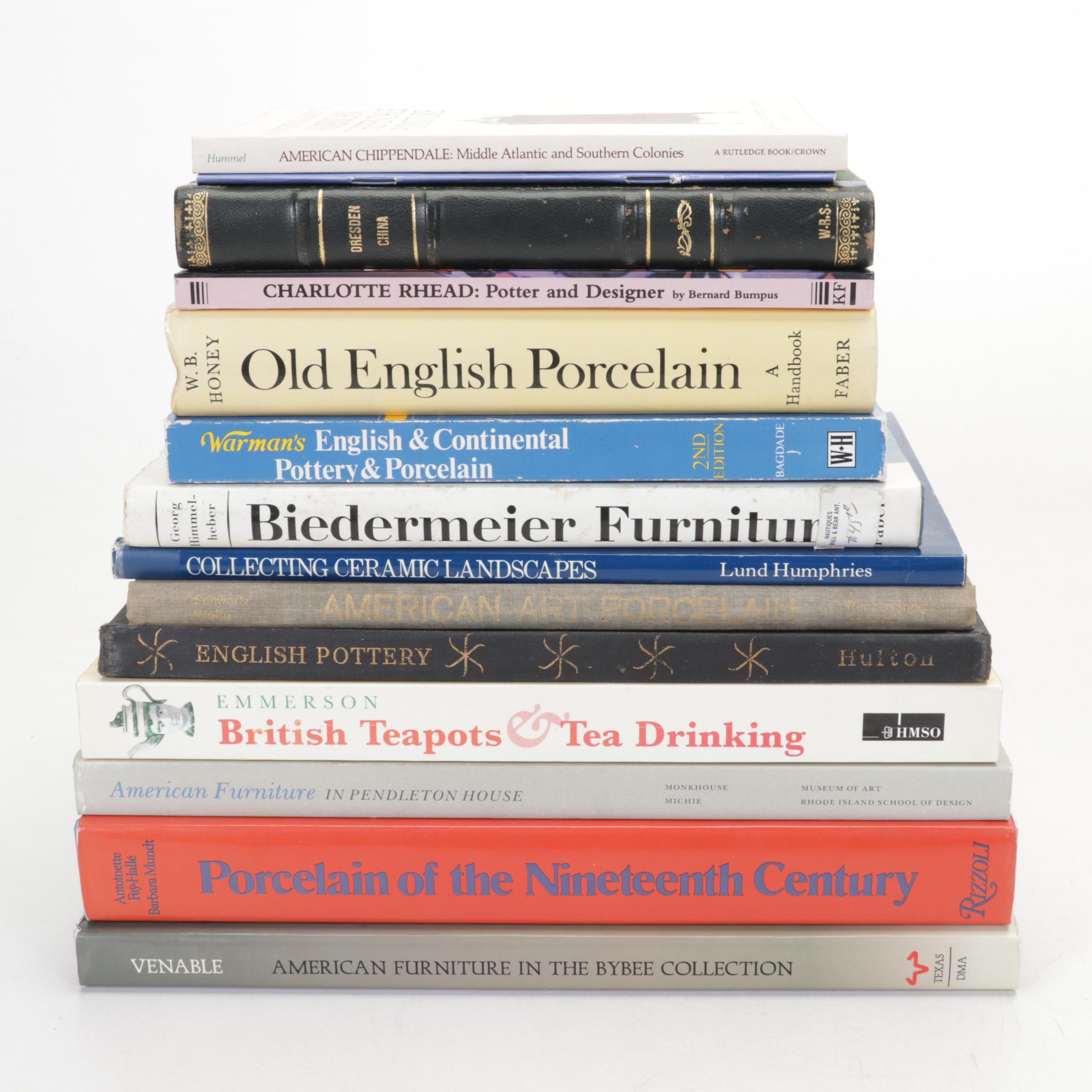 "Old English Porcelain" by W. B. Honey and More Antiques and Collectibles Books