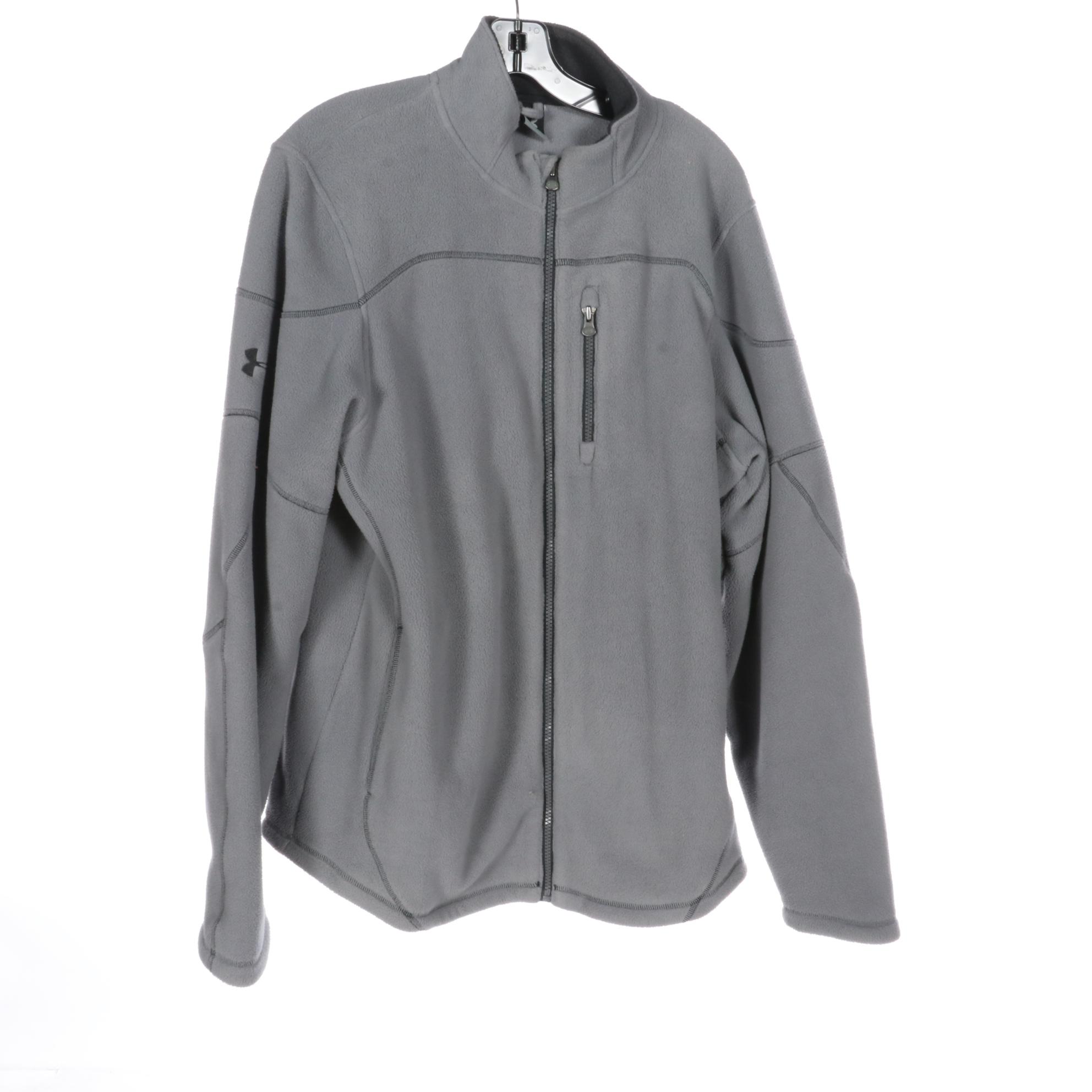 Under Armour and The North Face Zip-Up Fleece Jackets