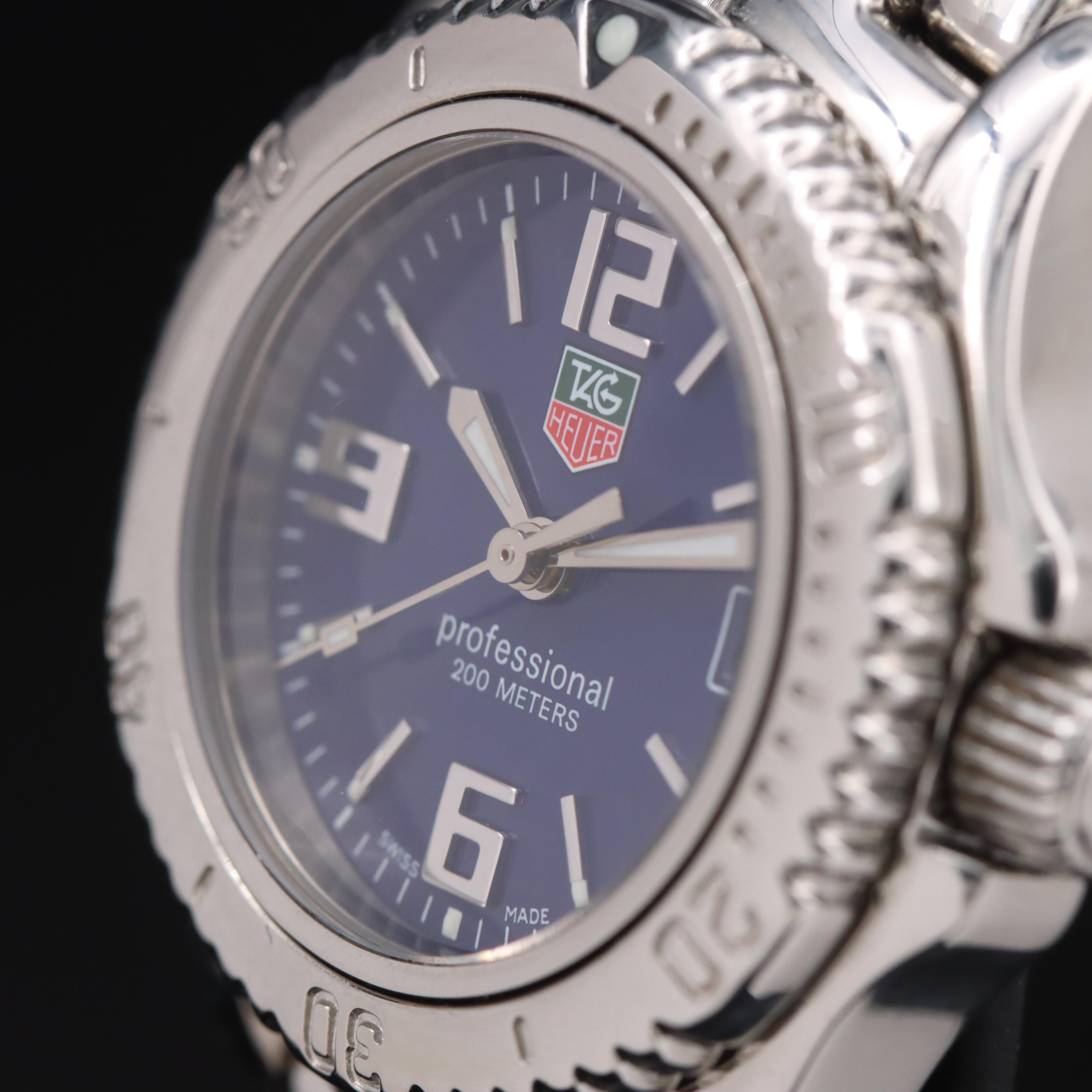 TAG Heuer Professional Date Stainless Steel Quartz Watch