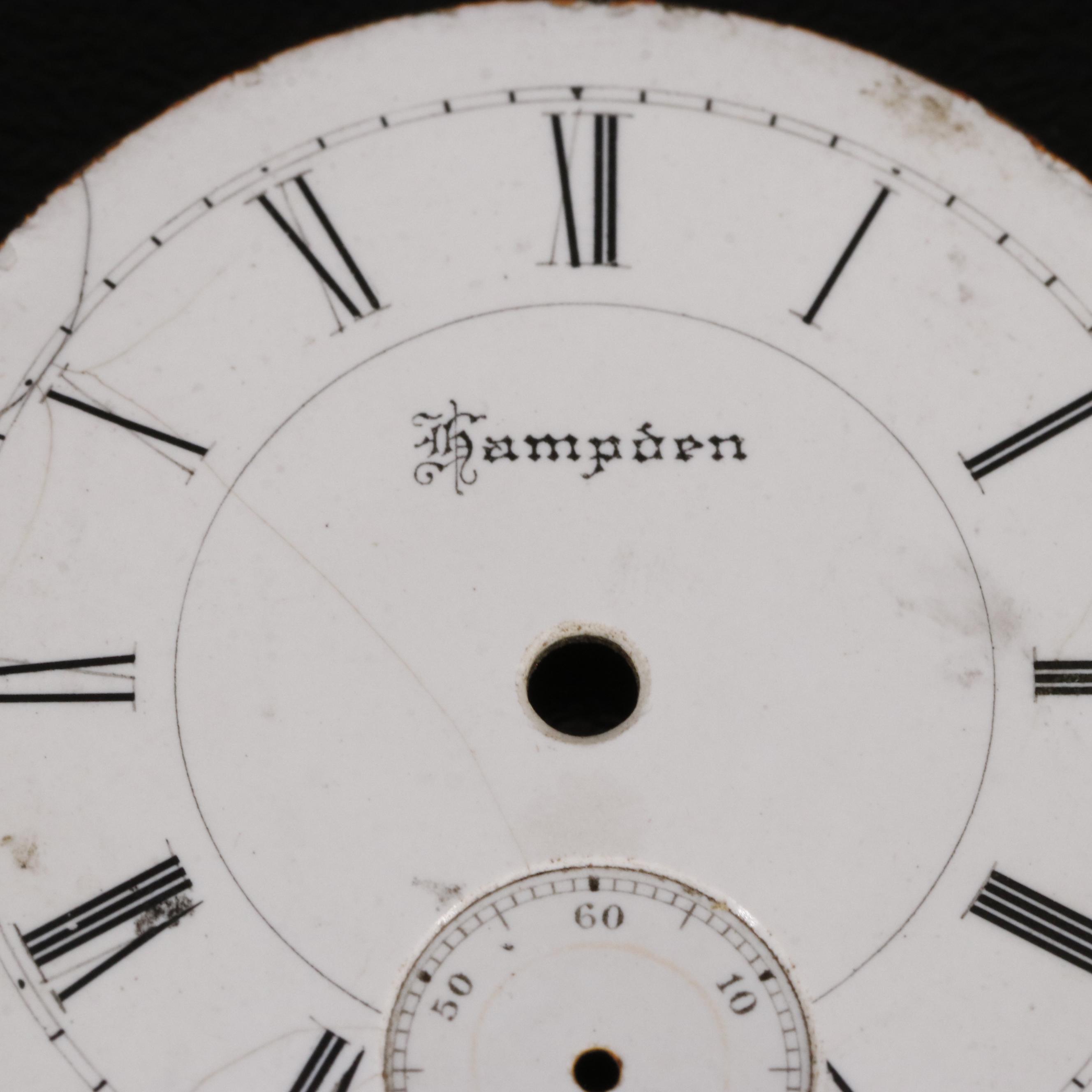 Pocket Watch Face Collection Featuring Hamilton, Longines and Illinois Watch Co.