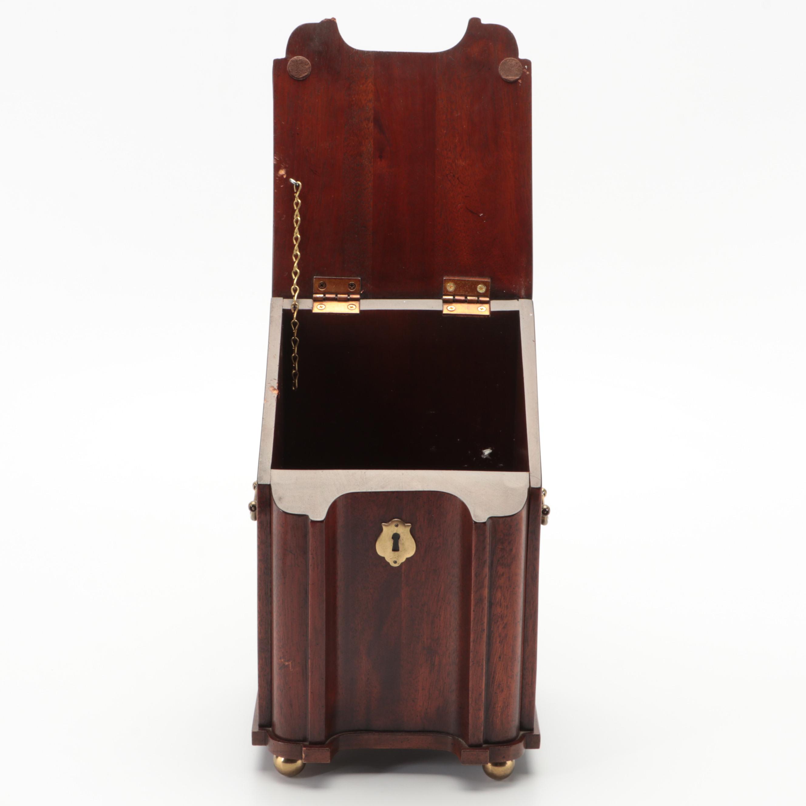 Georgian Style Mahogany Knife Box