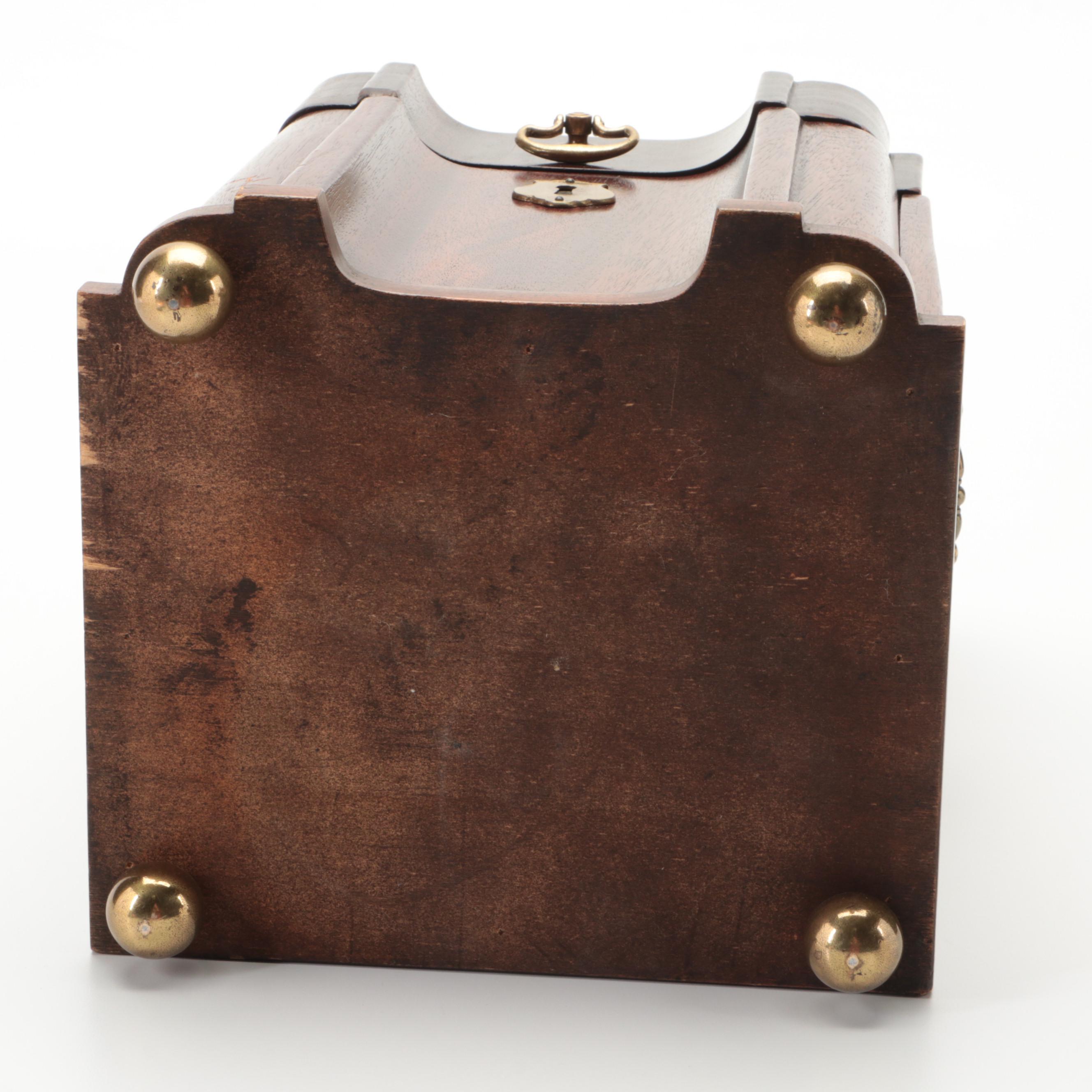 Georgian Style Mahogany Knife Box