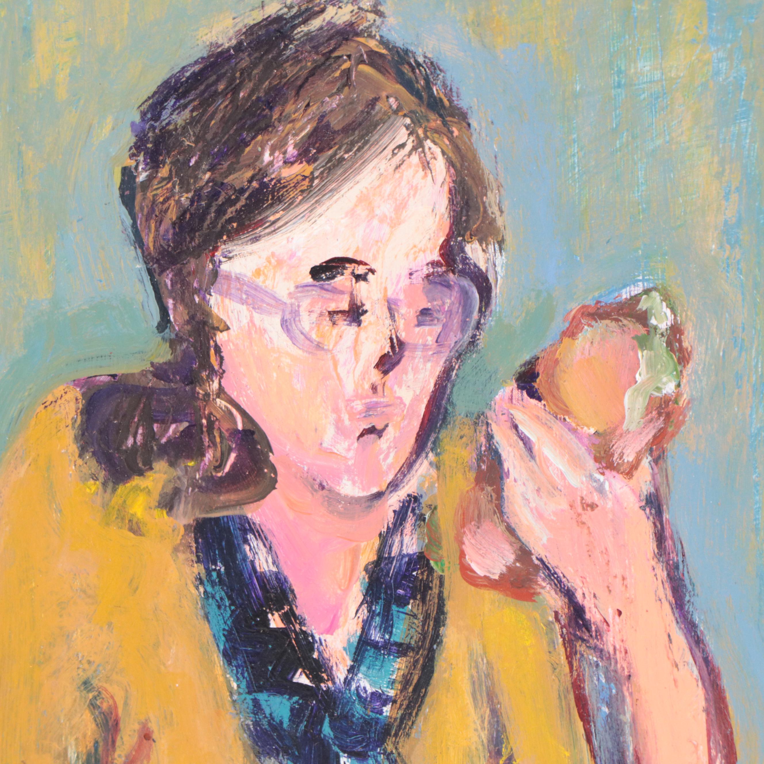 Marina Mozhayeva Oil Painting of Dining Figure