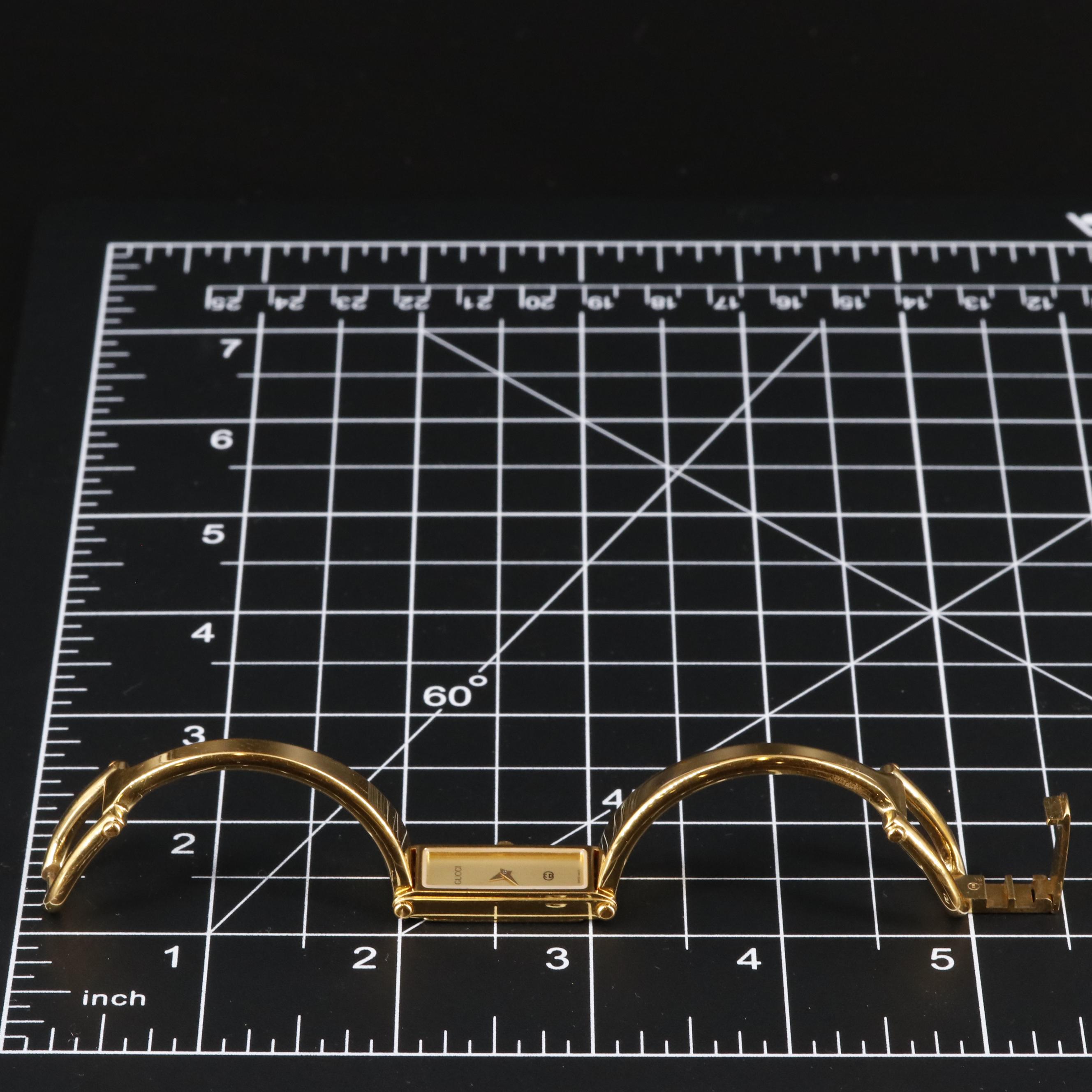 Gucci 1500L Bangle Watch