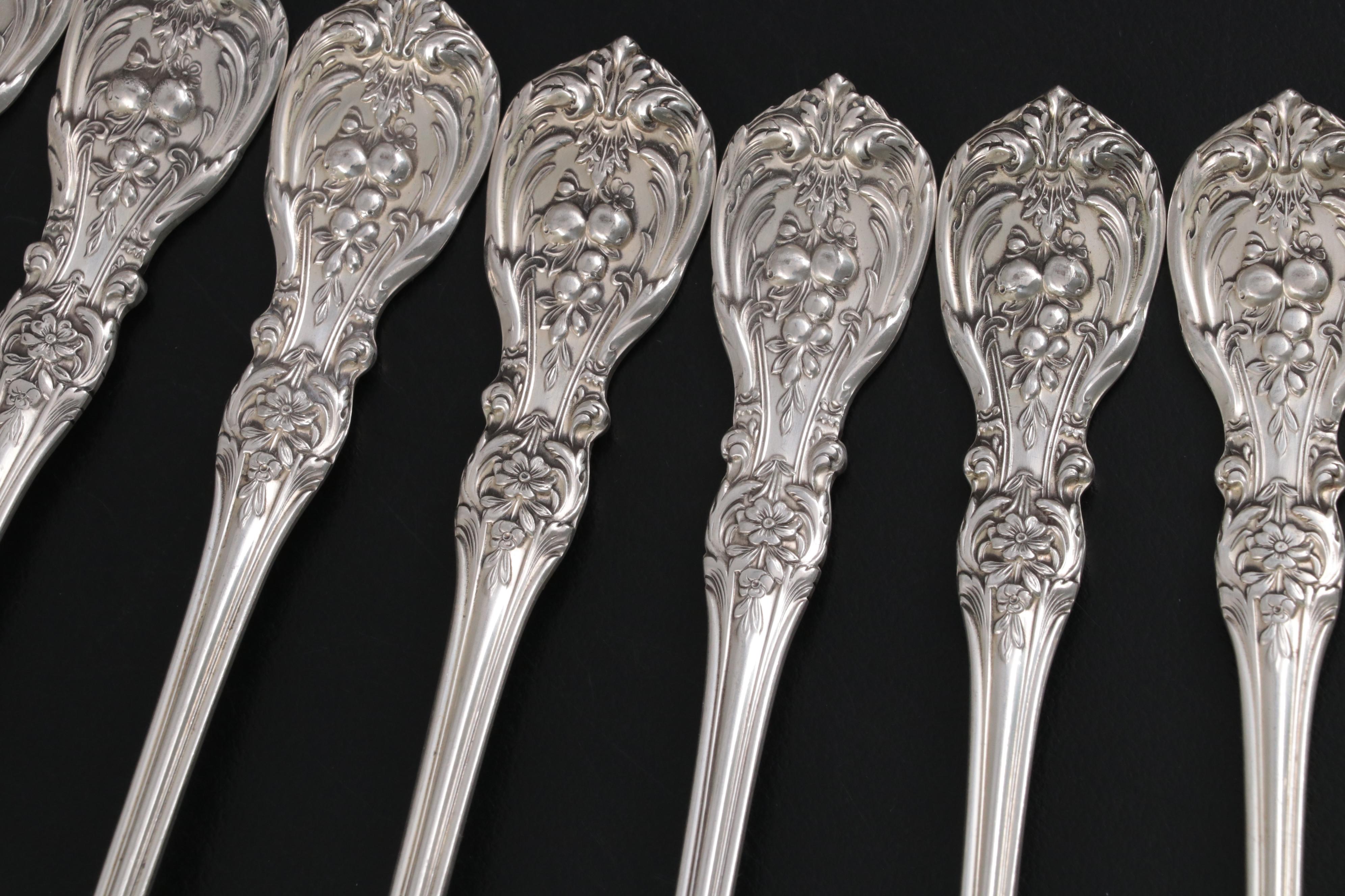 Reed & Barton "Francis I" Sterling Silver Iced Tea Spoons
