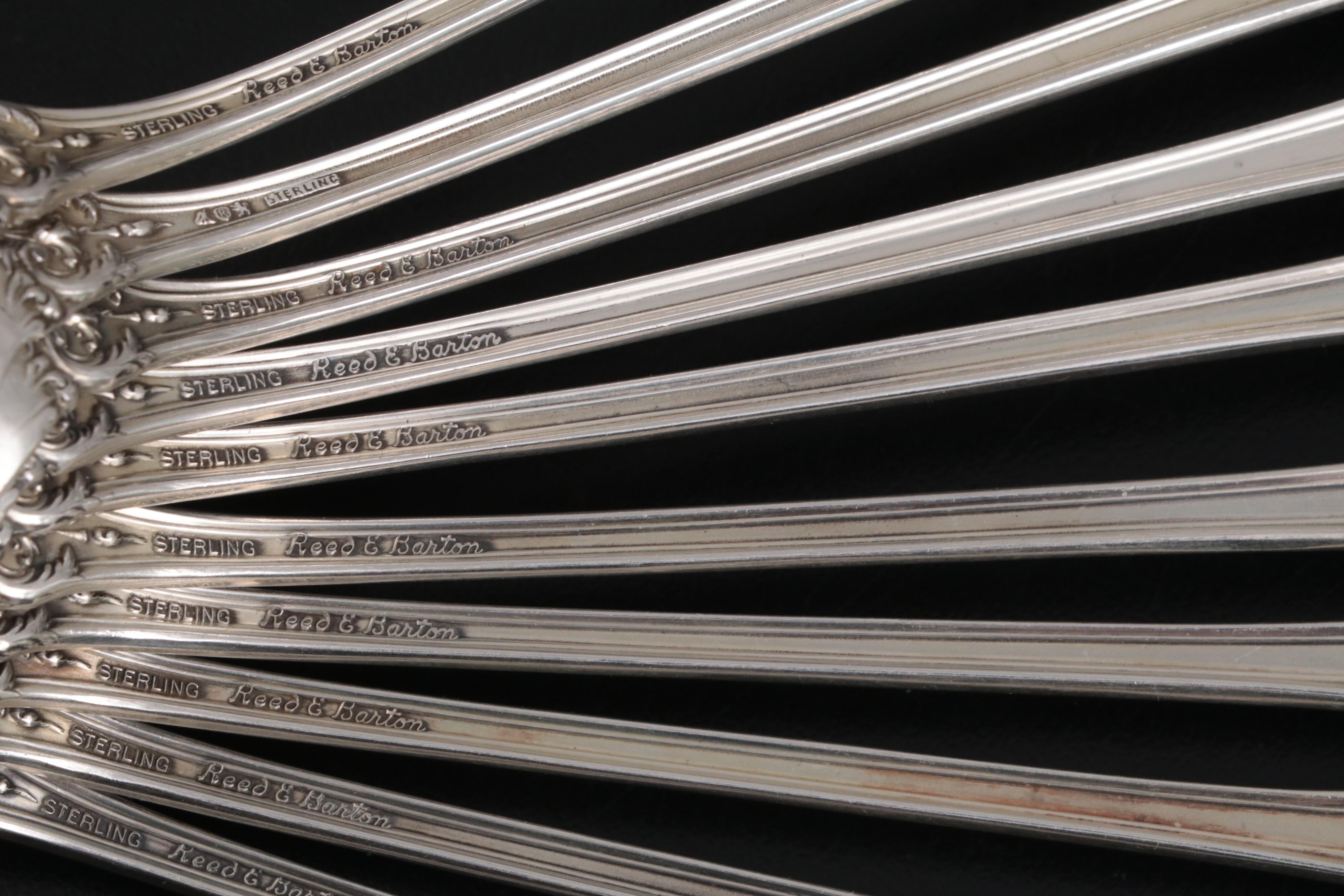 Reed & Barton "Francis I" Sterling Silver Iced Tea Spoons