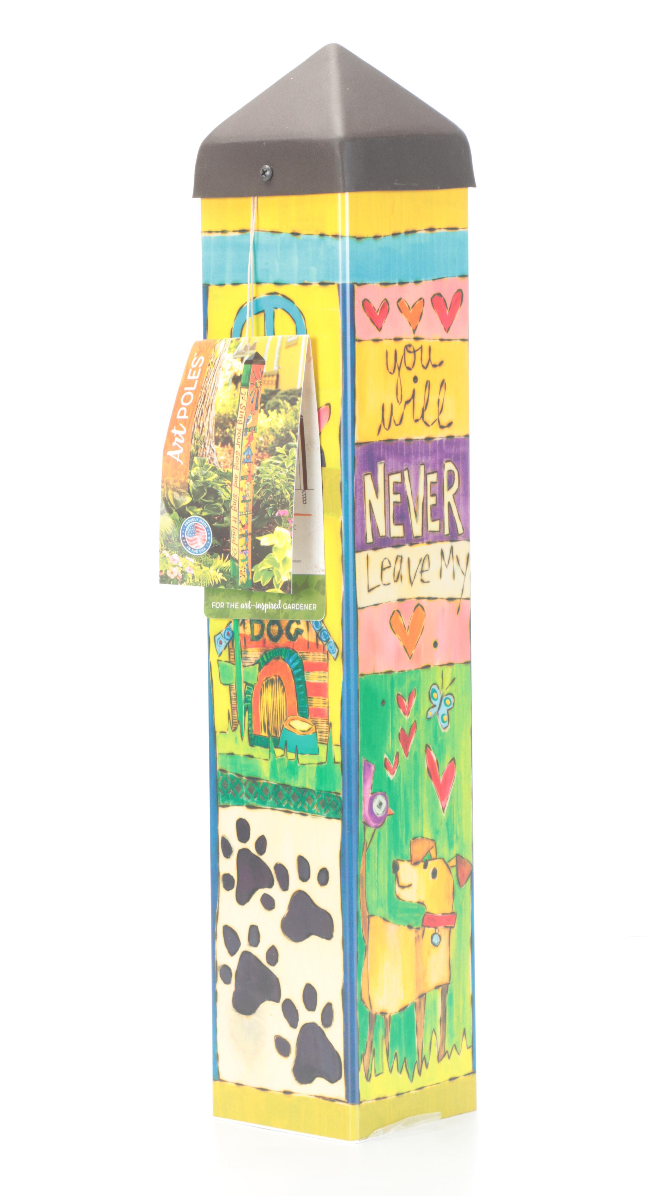 4 Sisters Applique and Other Crewel Accent Pillows With Art Poles Garden Décor