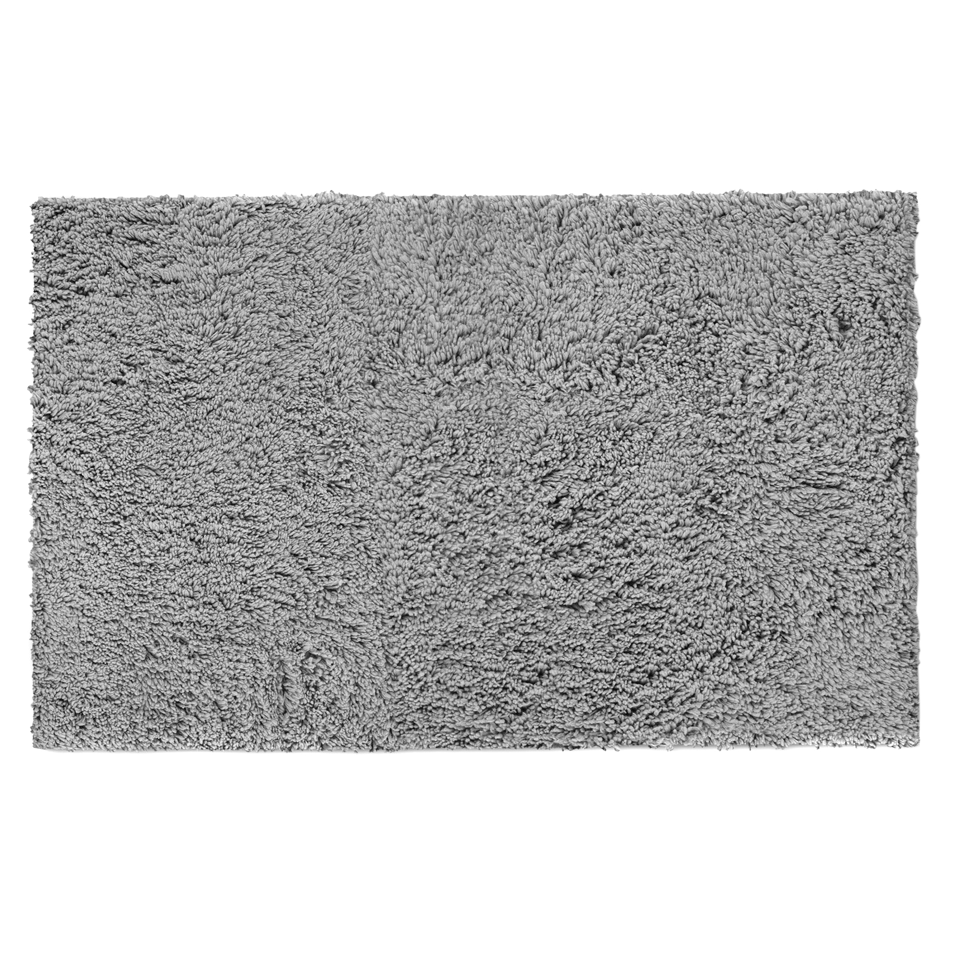 4' x 5'6 Machine Made Room Essentials Grey Plush Shag Area Rug