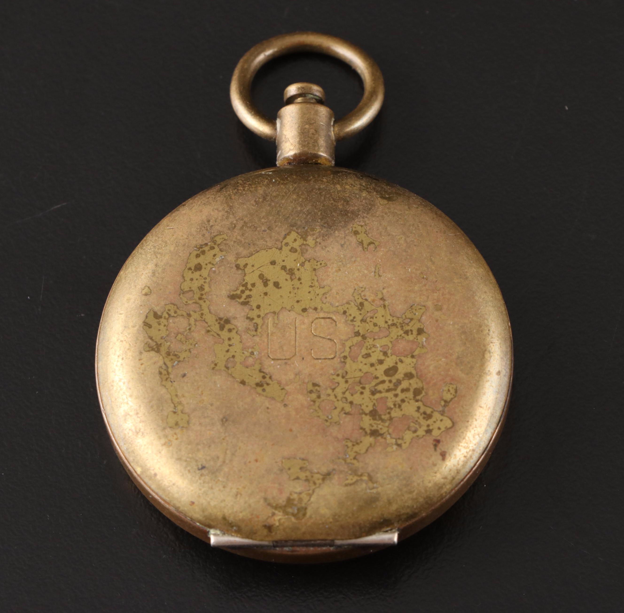 WWII Era Schwab & Wuischpard and Keuffel & Esser Co. Pocket Compasses